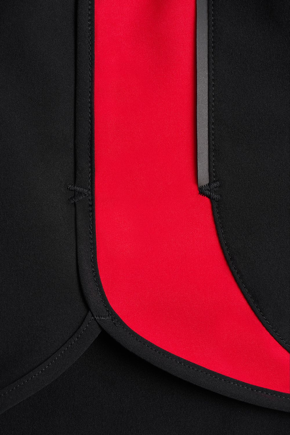 2in Paneled Training Short, Black - Image 3