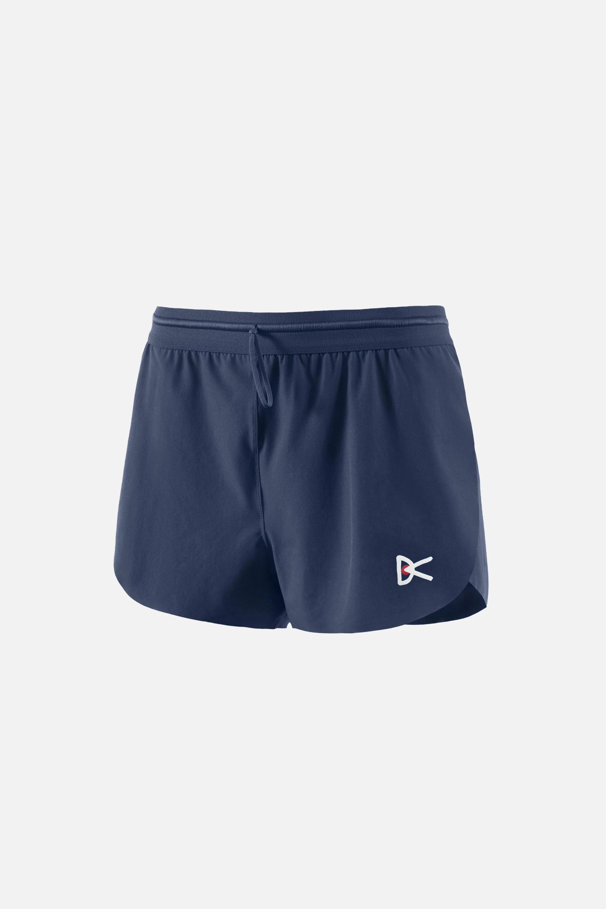 2in Split Shorts, Pacific Blue