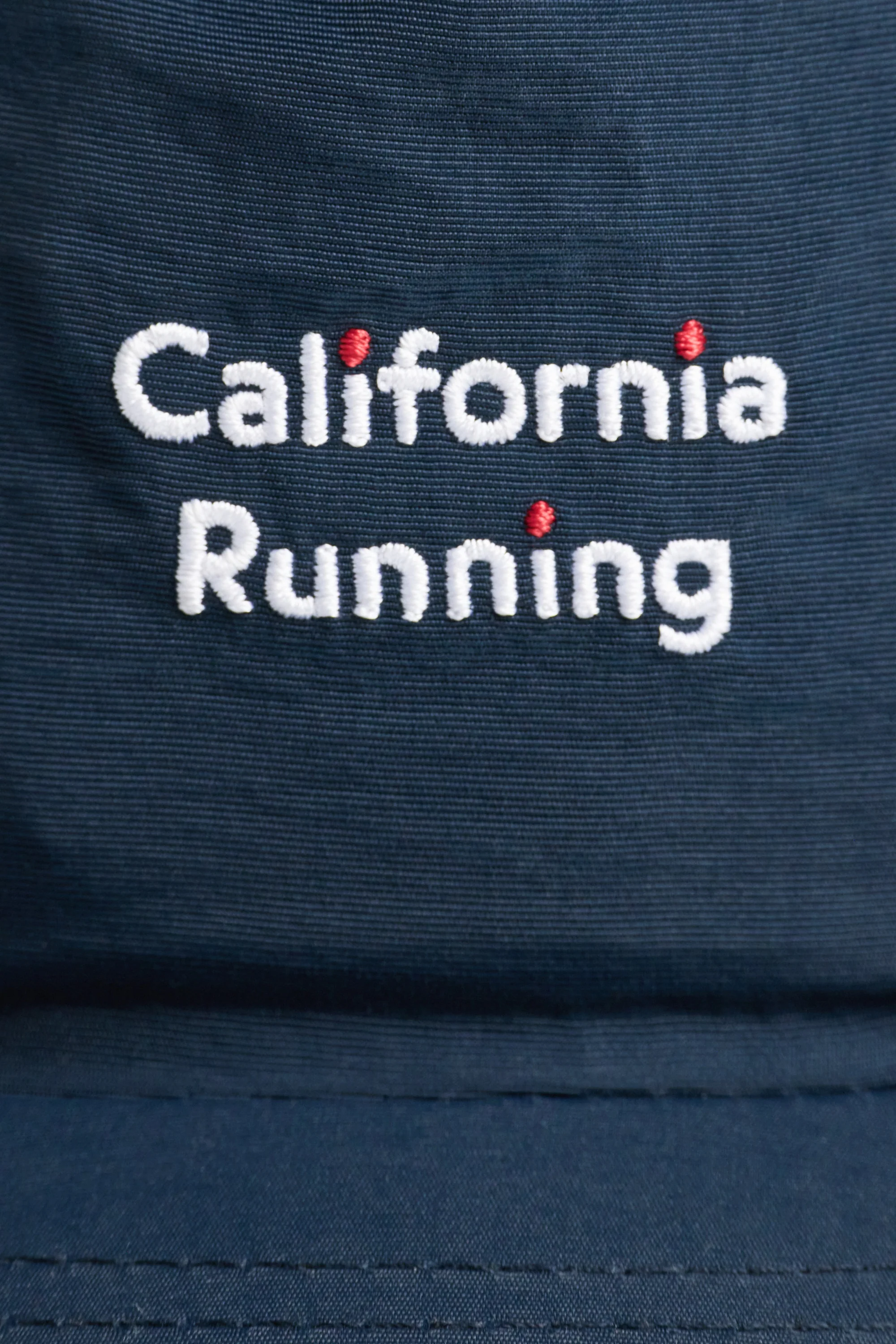 5 Panel Nylon Hat, California Running Navy - Image 3