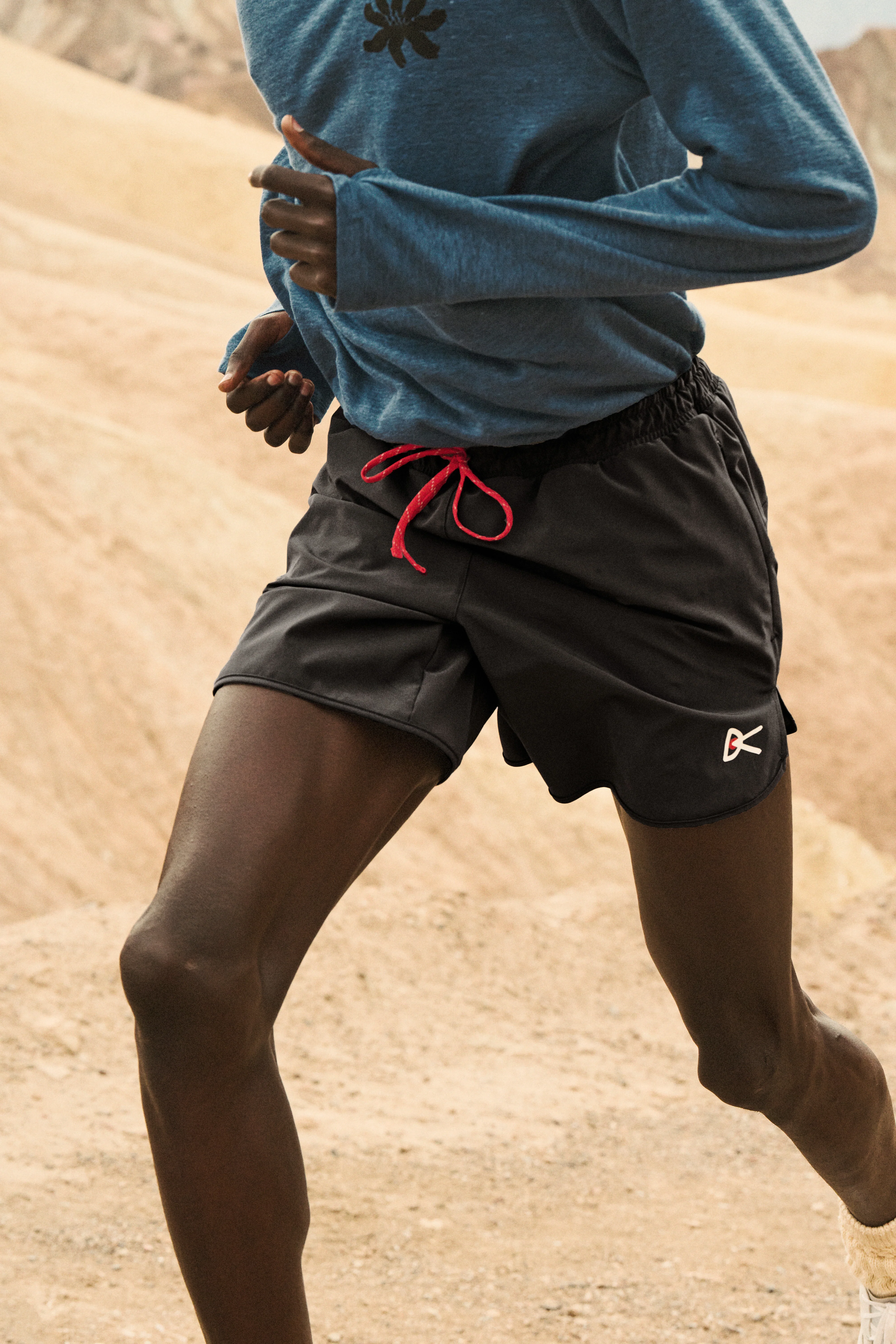 5in Training Shorts, Black/Red - Image 3