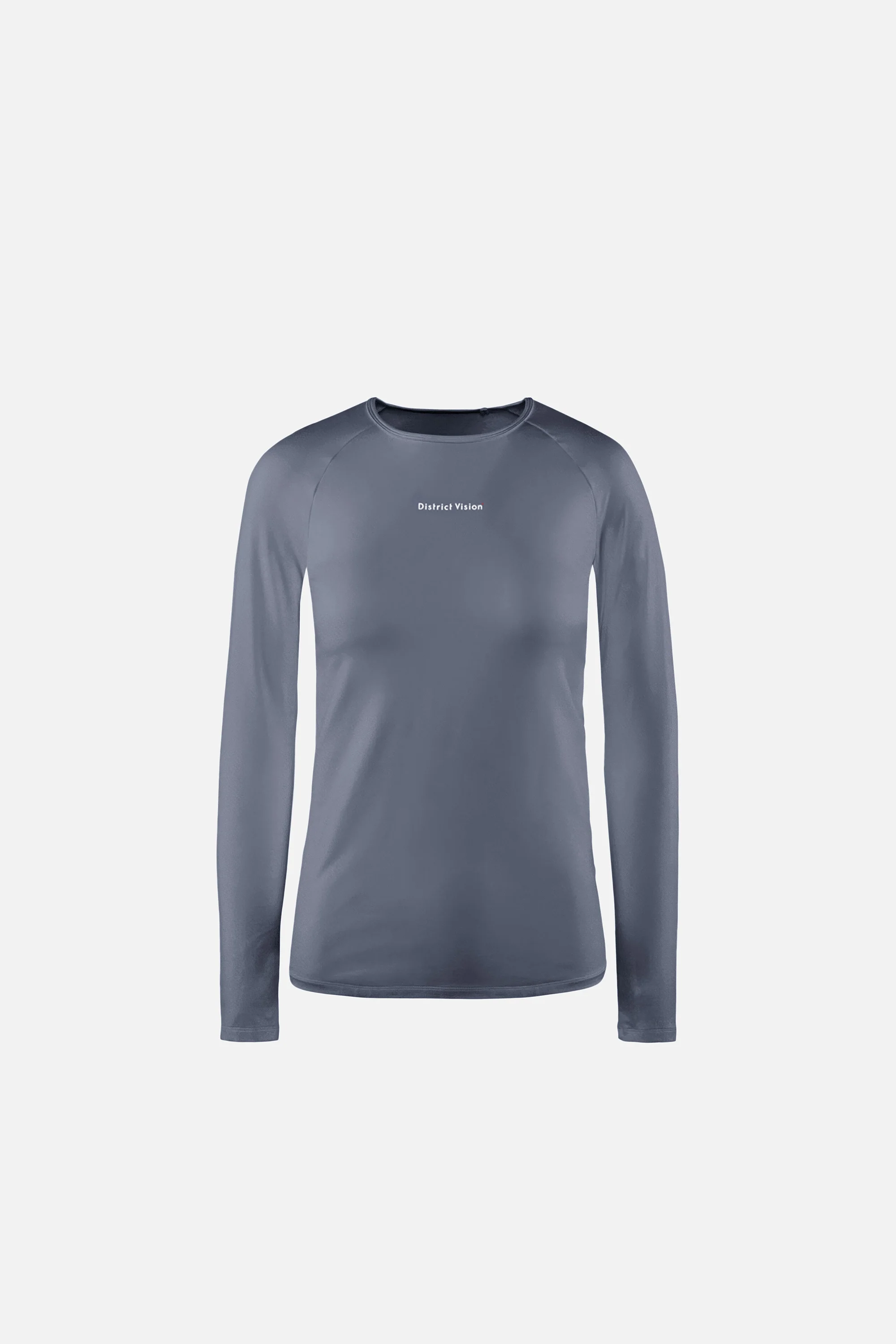 Aloe Long Sleeve Fitted Tee, Marine