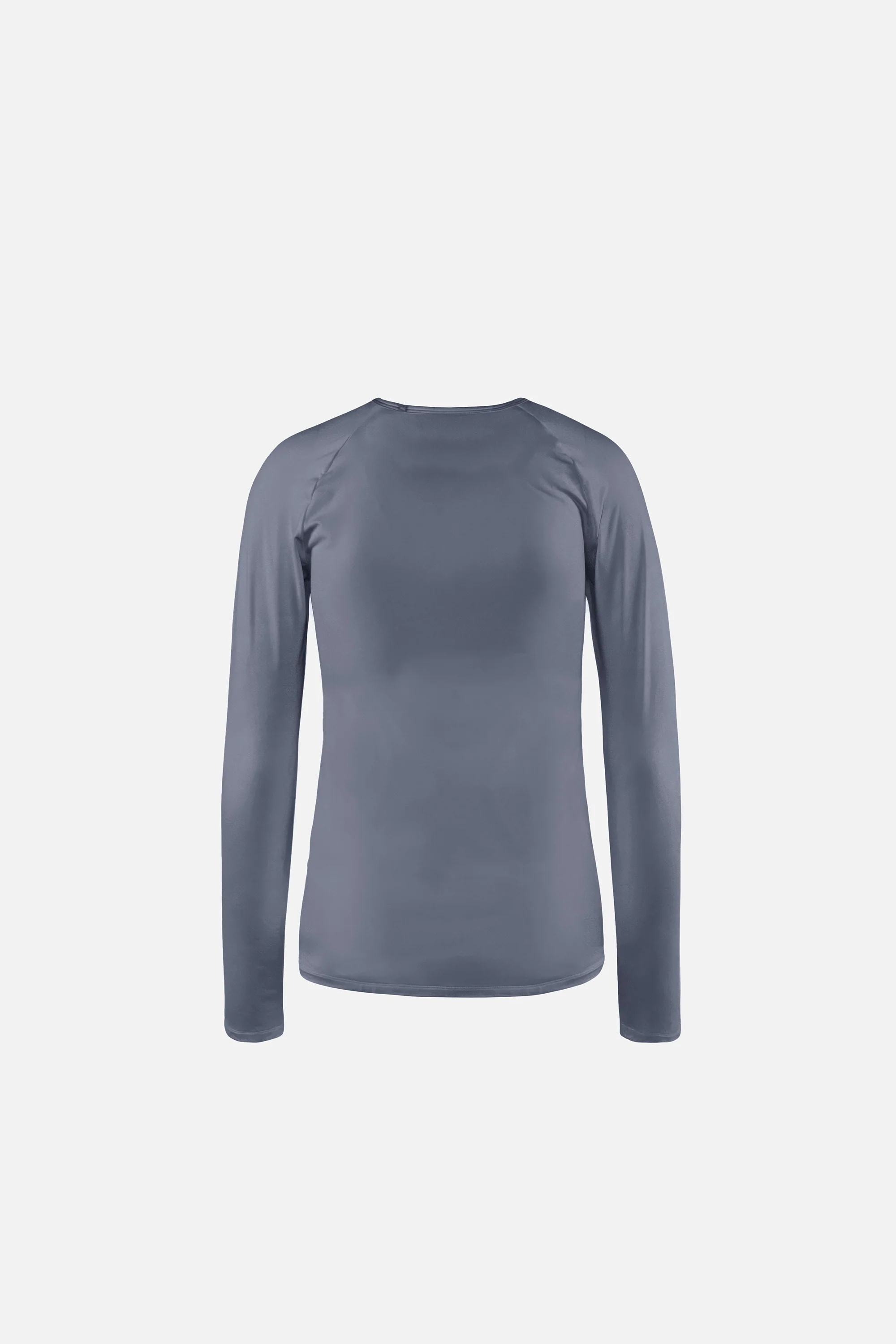 Aloe Long Sleeve Fitted Tee, Marine - Image 2