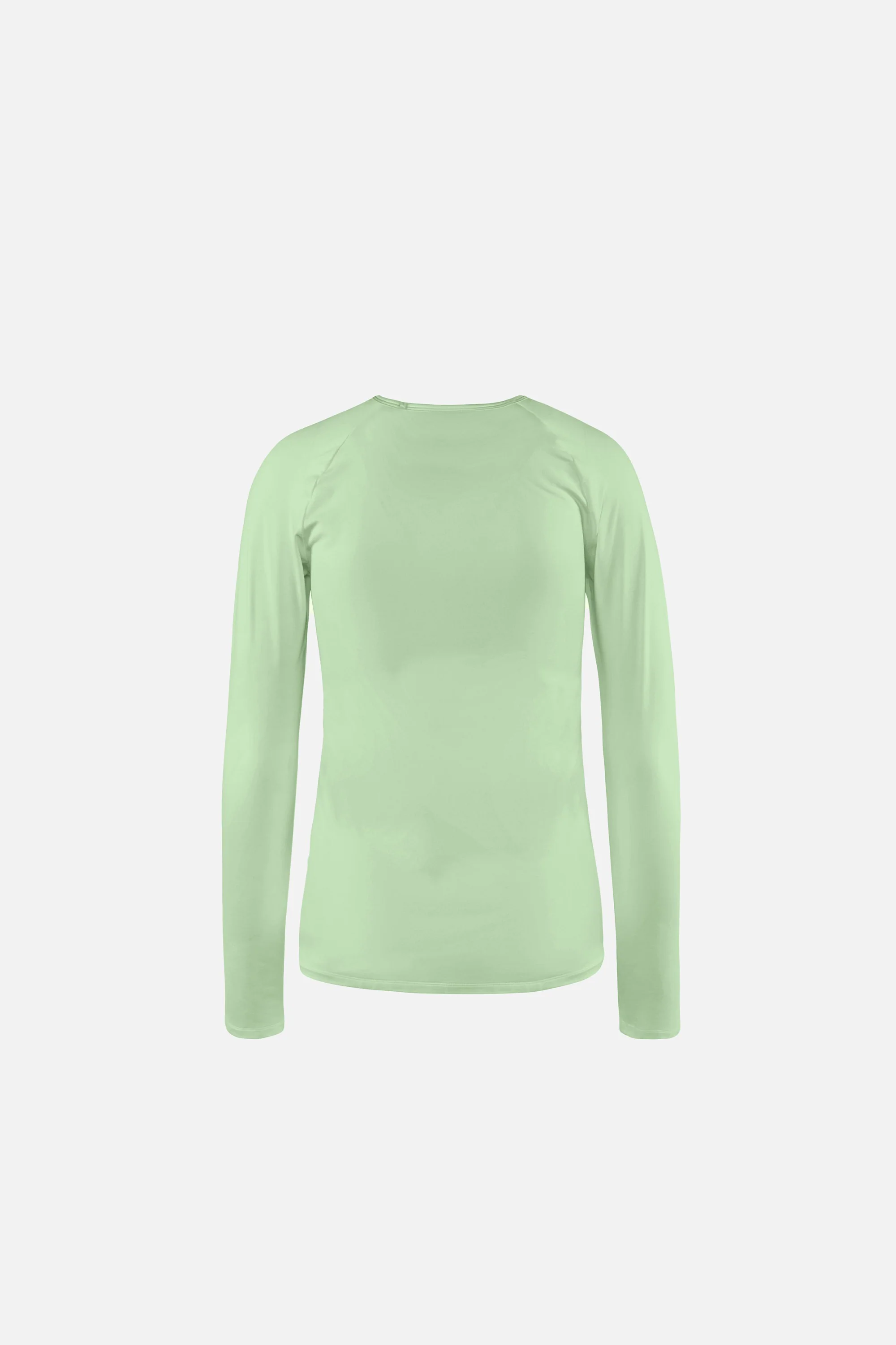 Aloe Long Sleeve Fitted Tee, Pistachio - Image 2