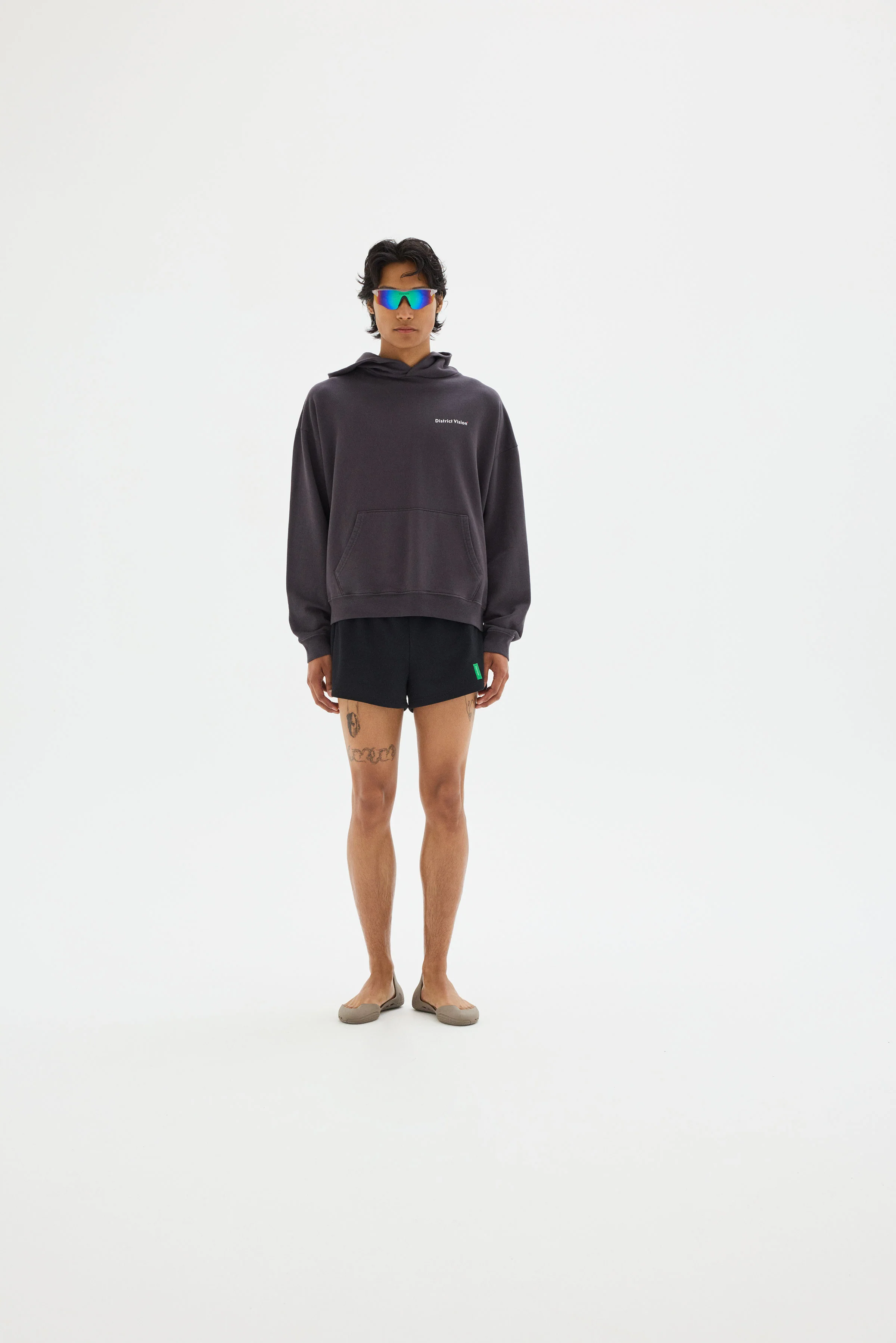 California Cotton Hoodie, Arrow Eye Vintage Black - Image 3