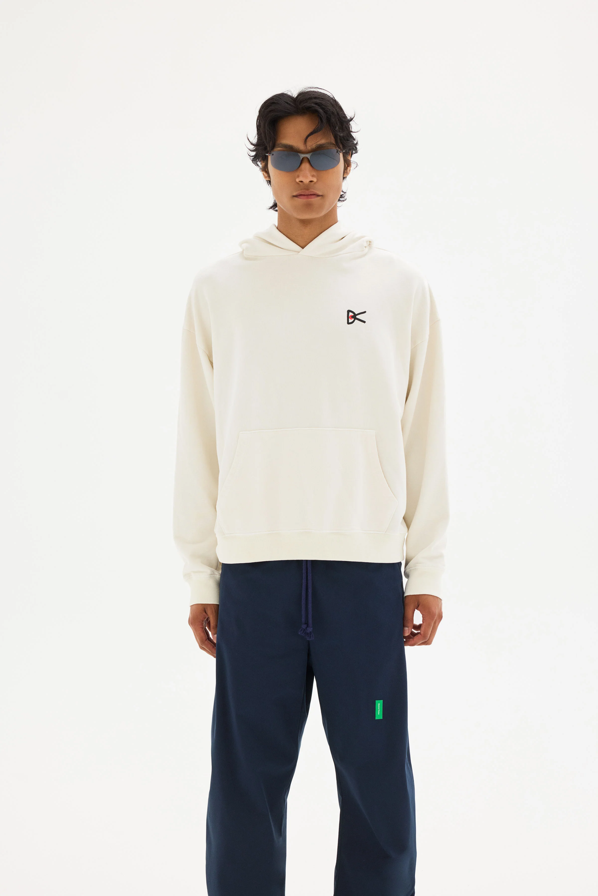 California Cotton Hoodie, Enlightened Vintage White - Image 3