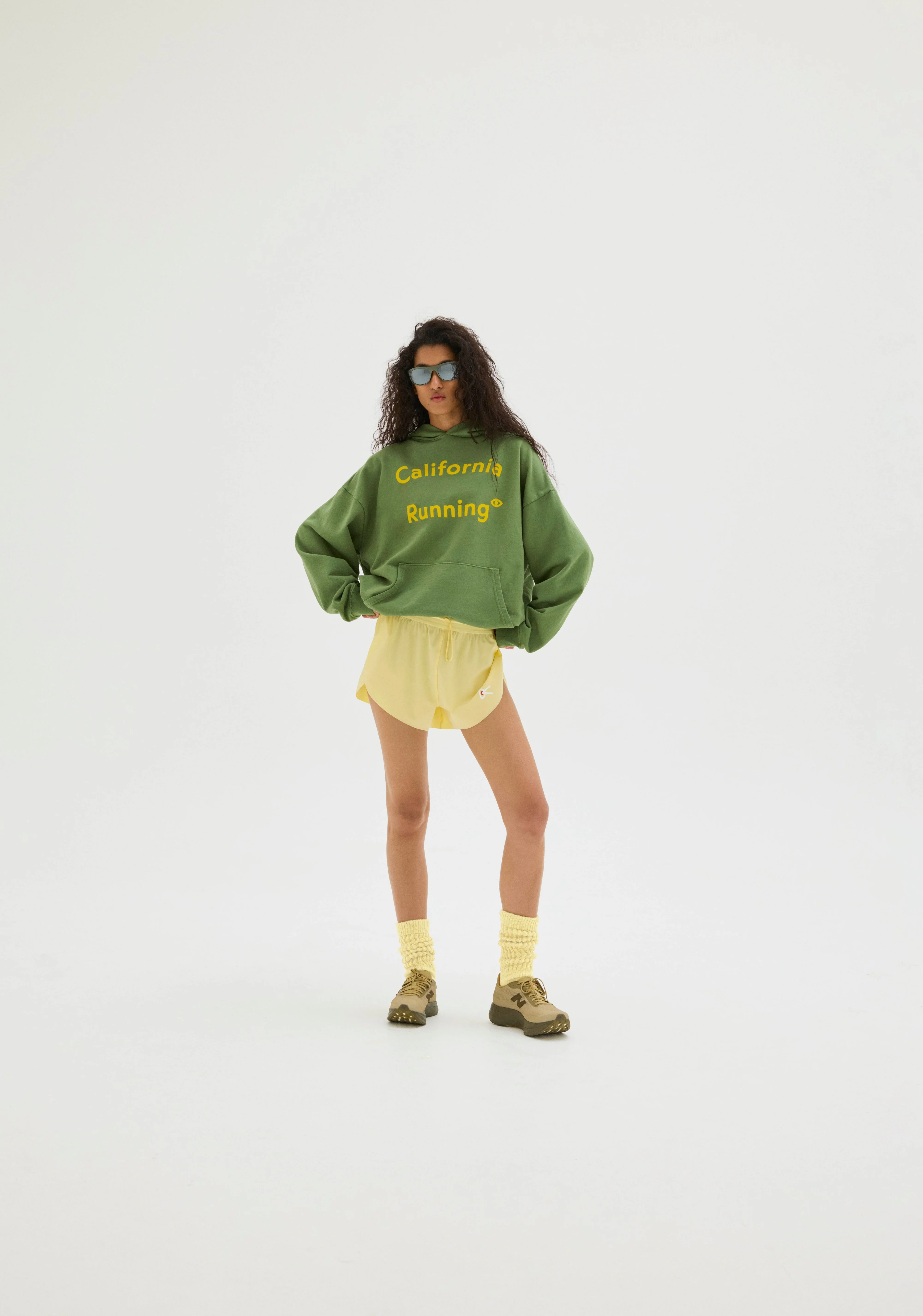 California Cotton Hoodie, Green California - Image 3
