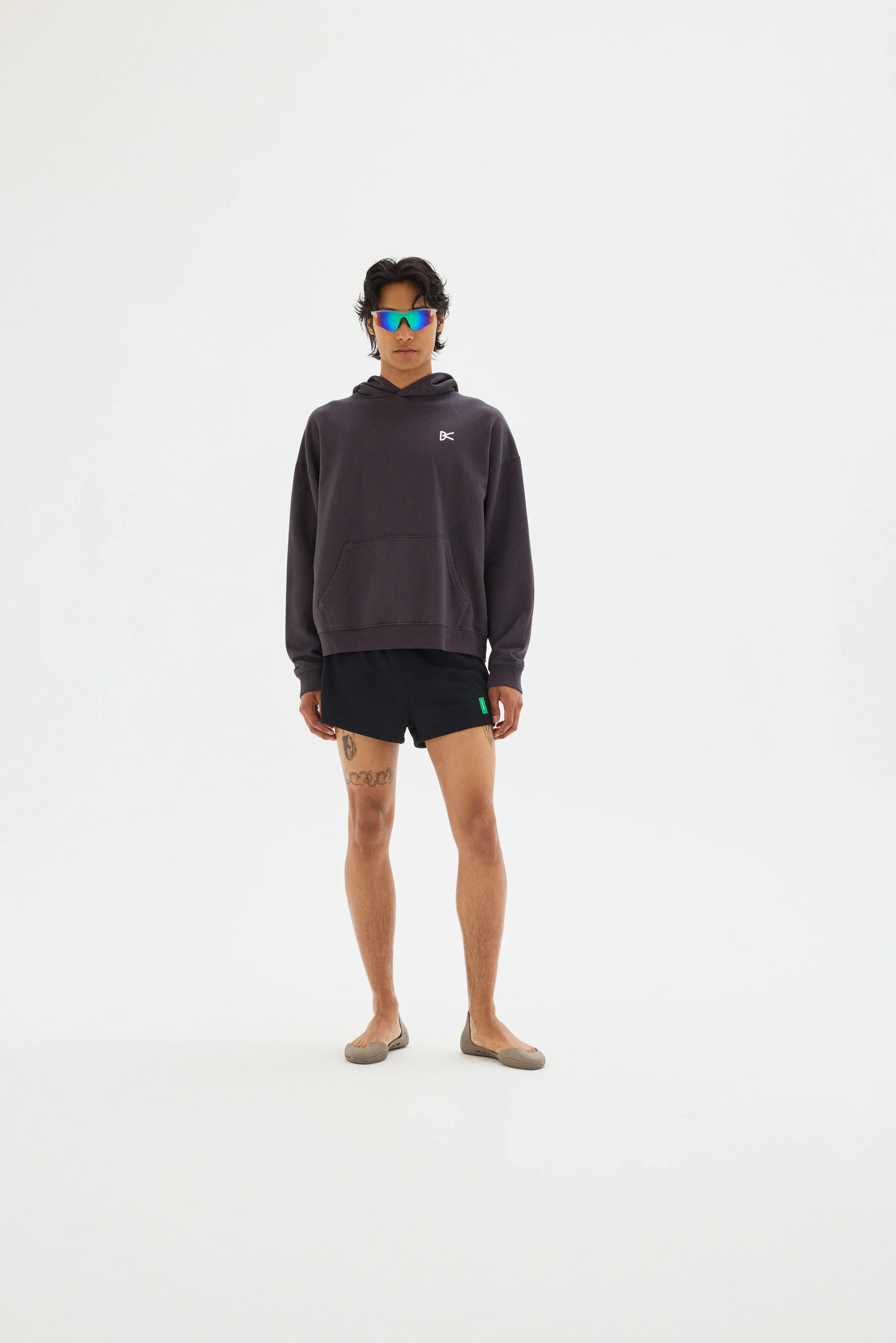 California Cotton Hoodie, Super Shoe Vintage Black - Image 3