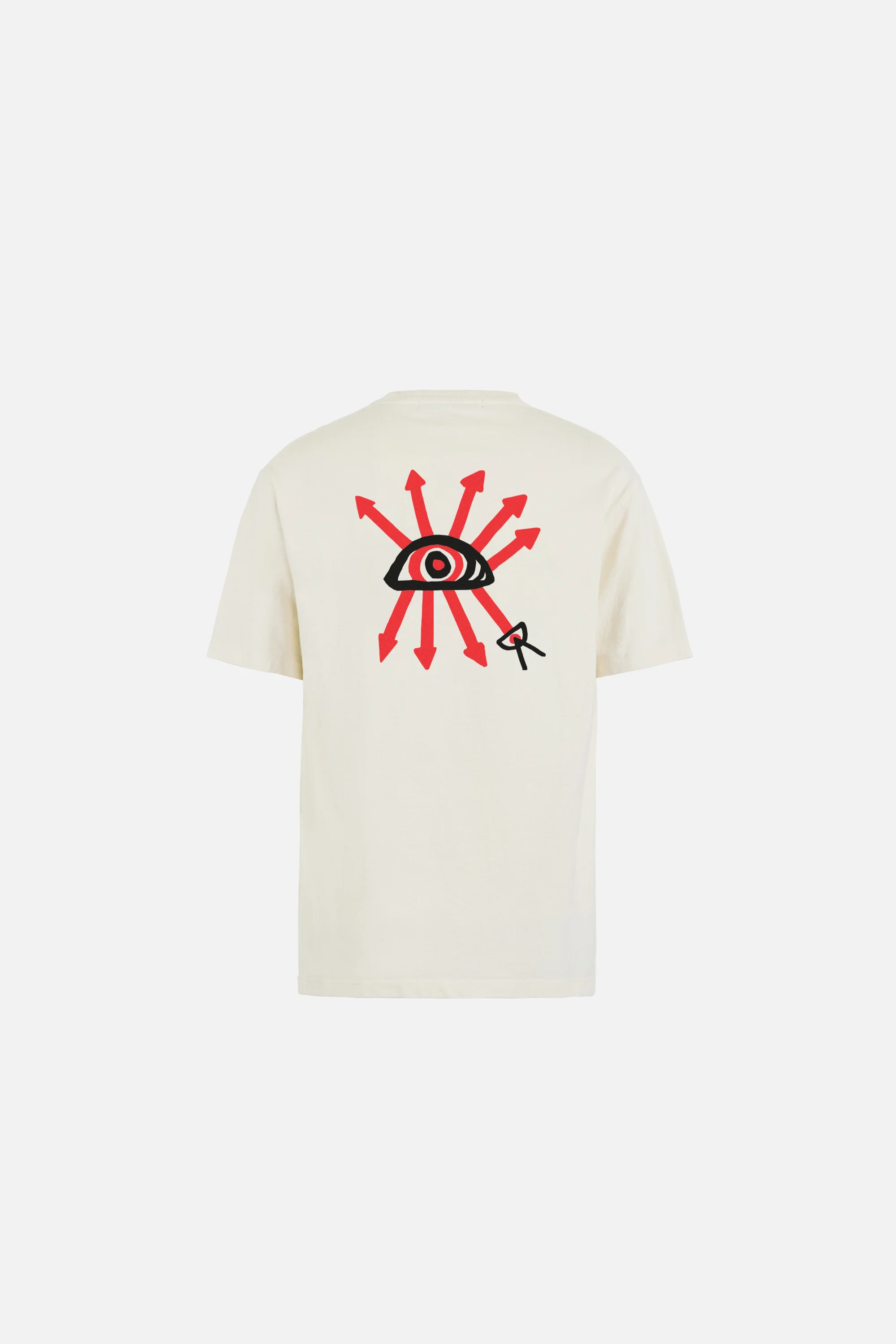 California Cotton Tee, Arrow Eye Vintage White - Image 2