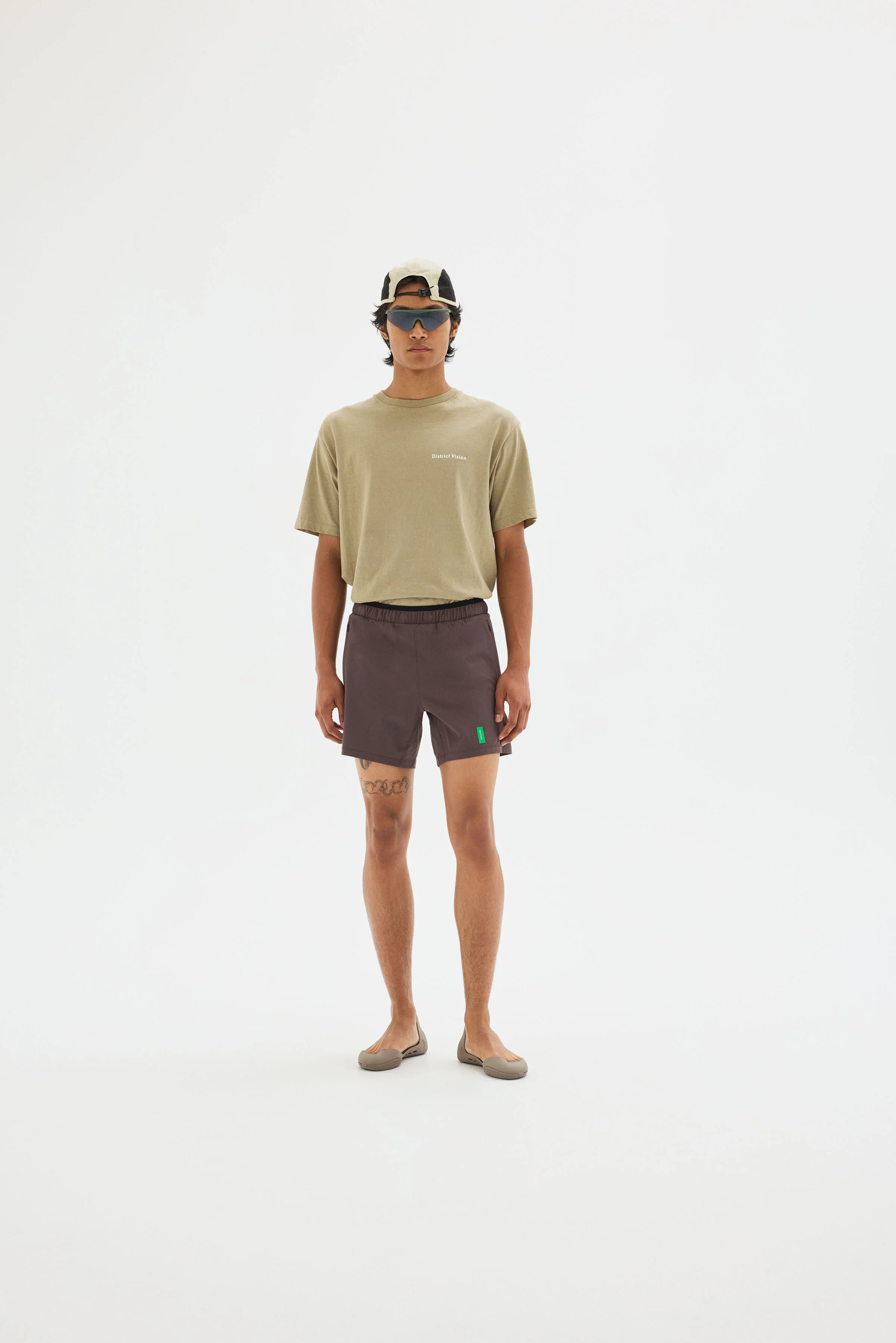 California Cotton Tee, Arrow Eye Warm Grey - Image 3