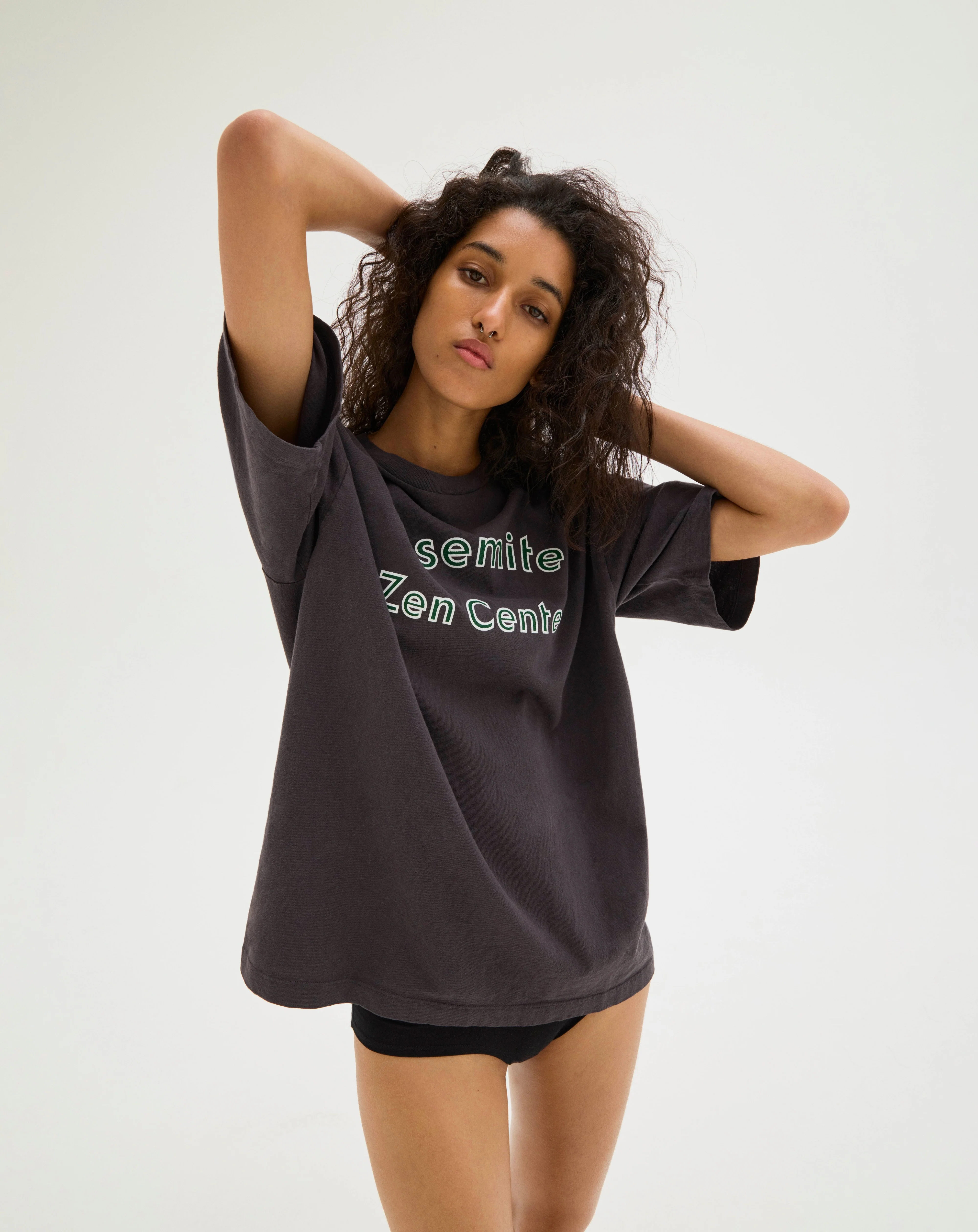 California Cotton Tee, Black Yosemite - Image 4