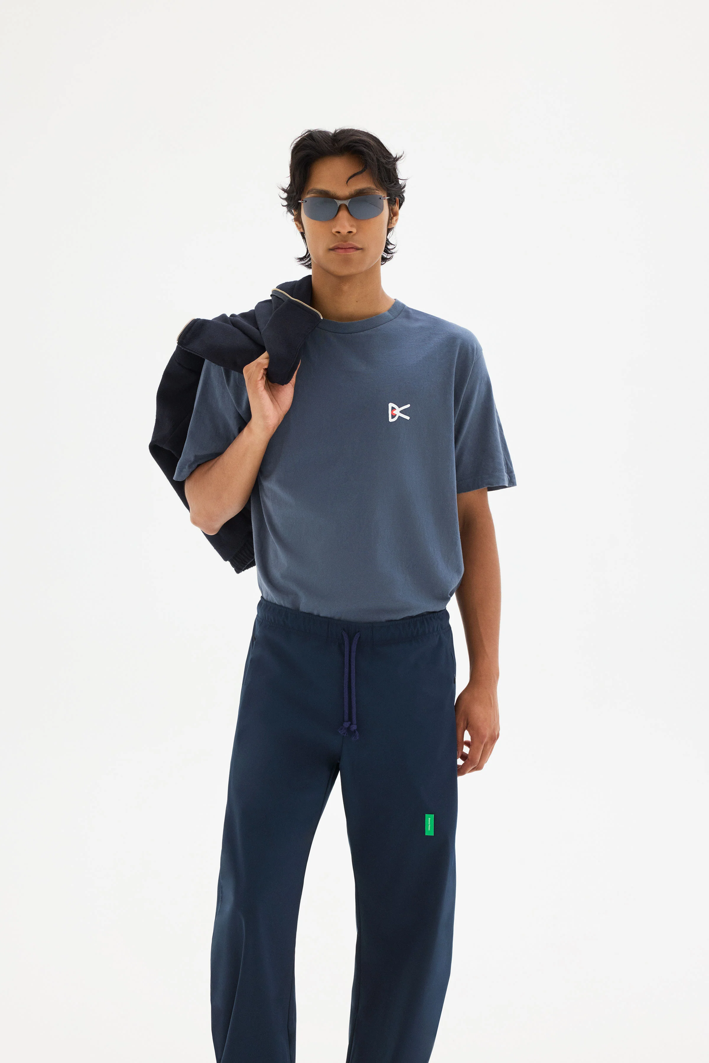 California Cotton Tee, Junya Dad Warm Blue - Image 3