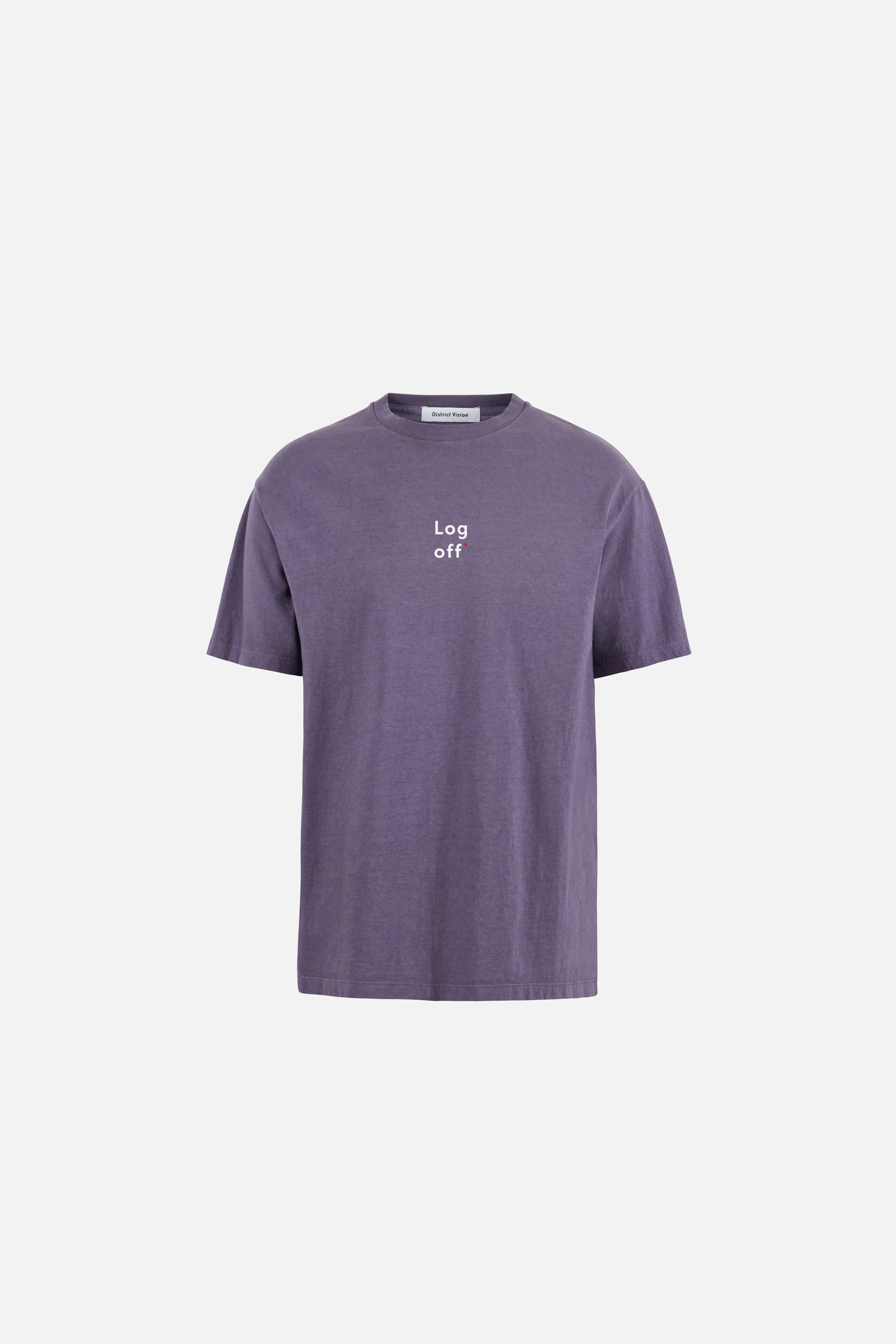 California Cotton Tee, Log Off Vintage Plum