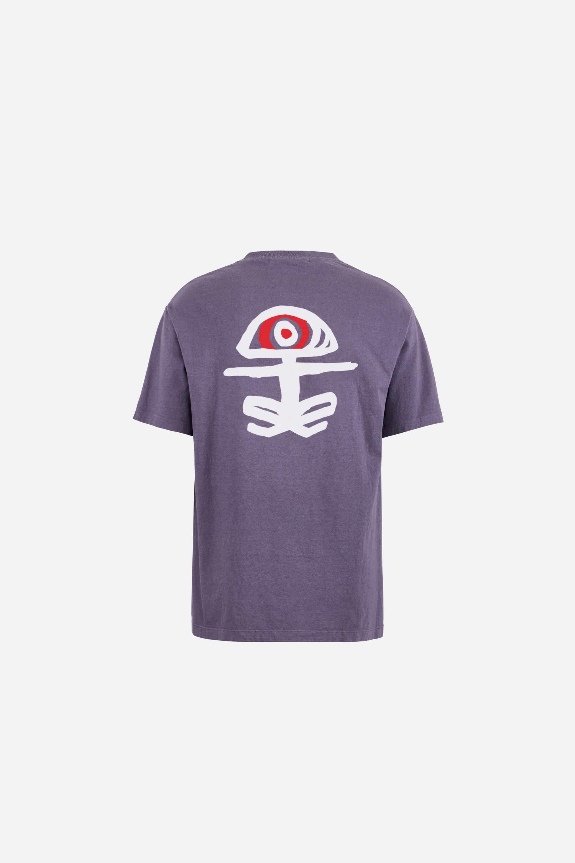 California Cotton Tee, Log Off Vintage Plum - Image 2