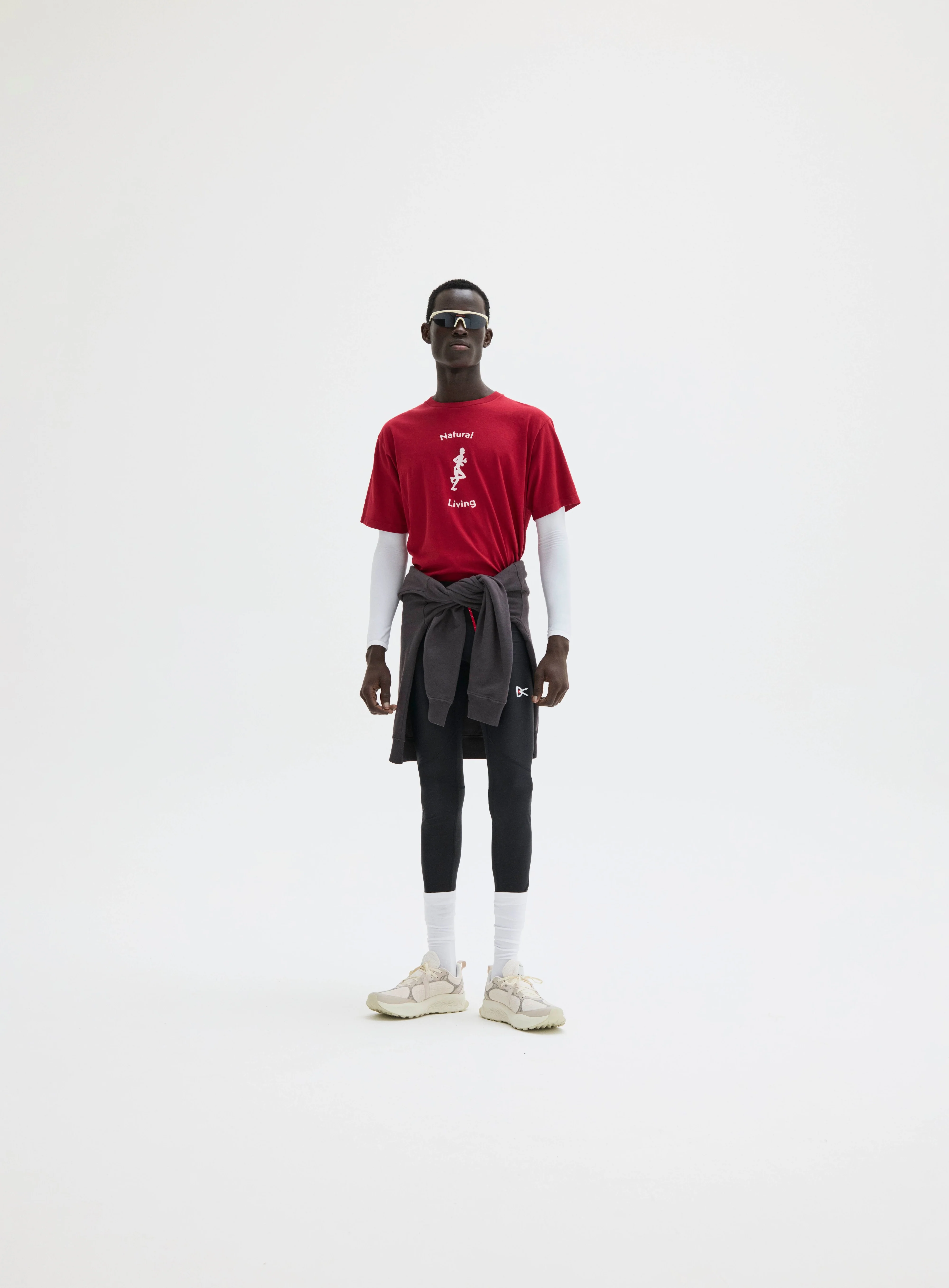 California Cotton Tee, Red Living - Image 3