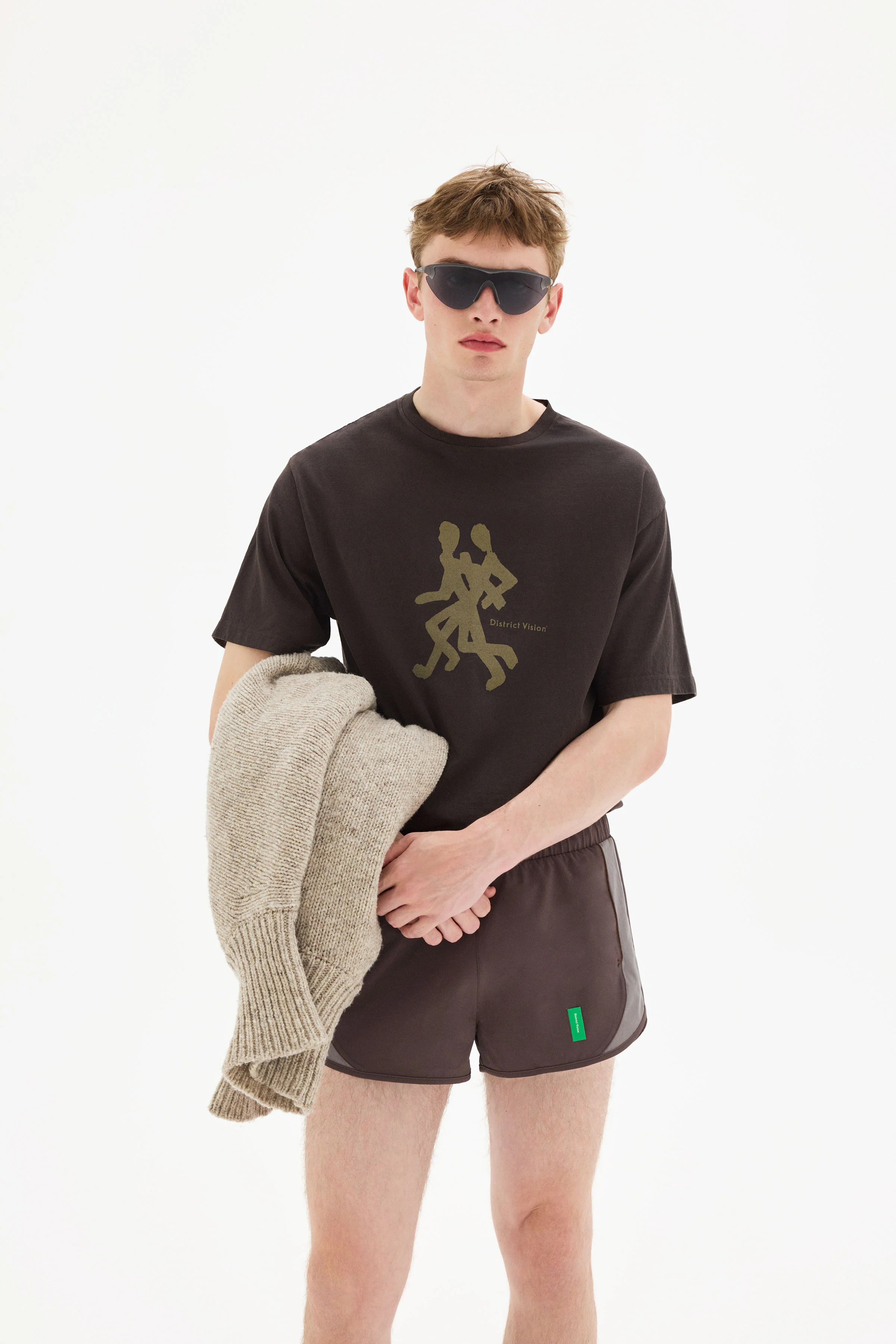 California Cotton Tee, Runners Deep Brown - Image 3