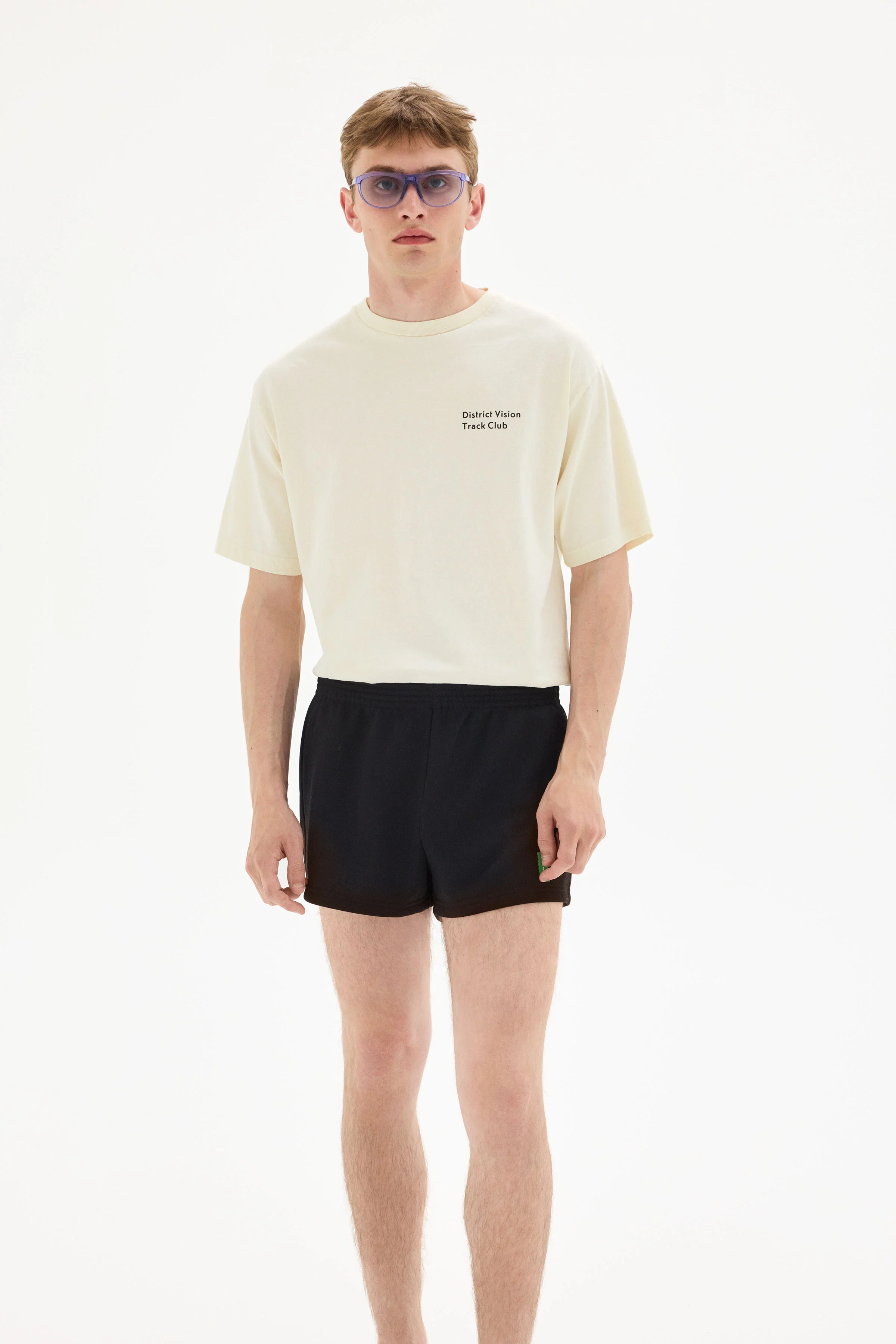 California Cotton Tee, Track Club Vintage White - Image 3