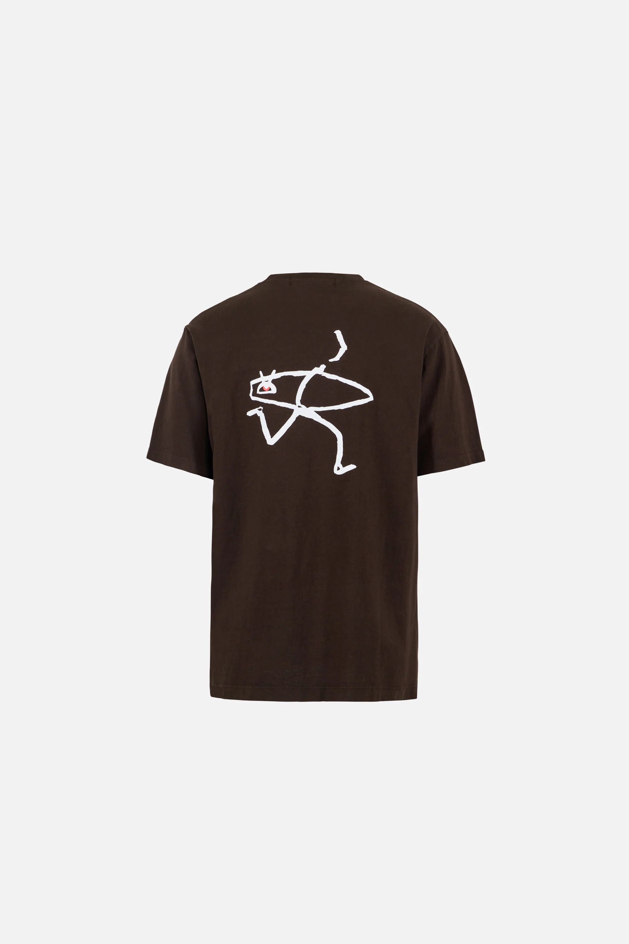 California Cotton Tee, Wave Runner Brown - Image 2