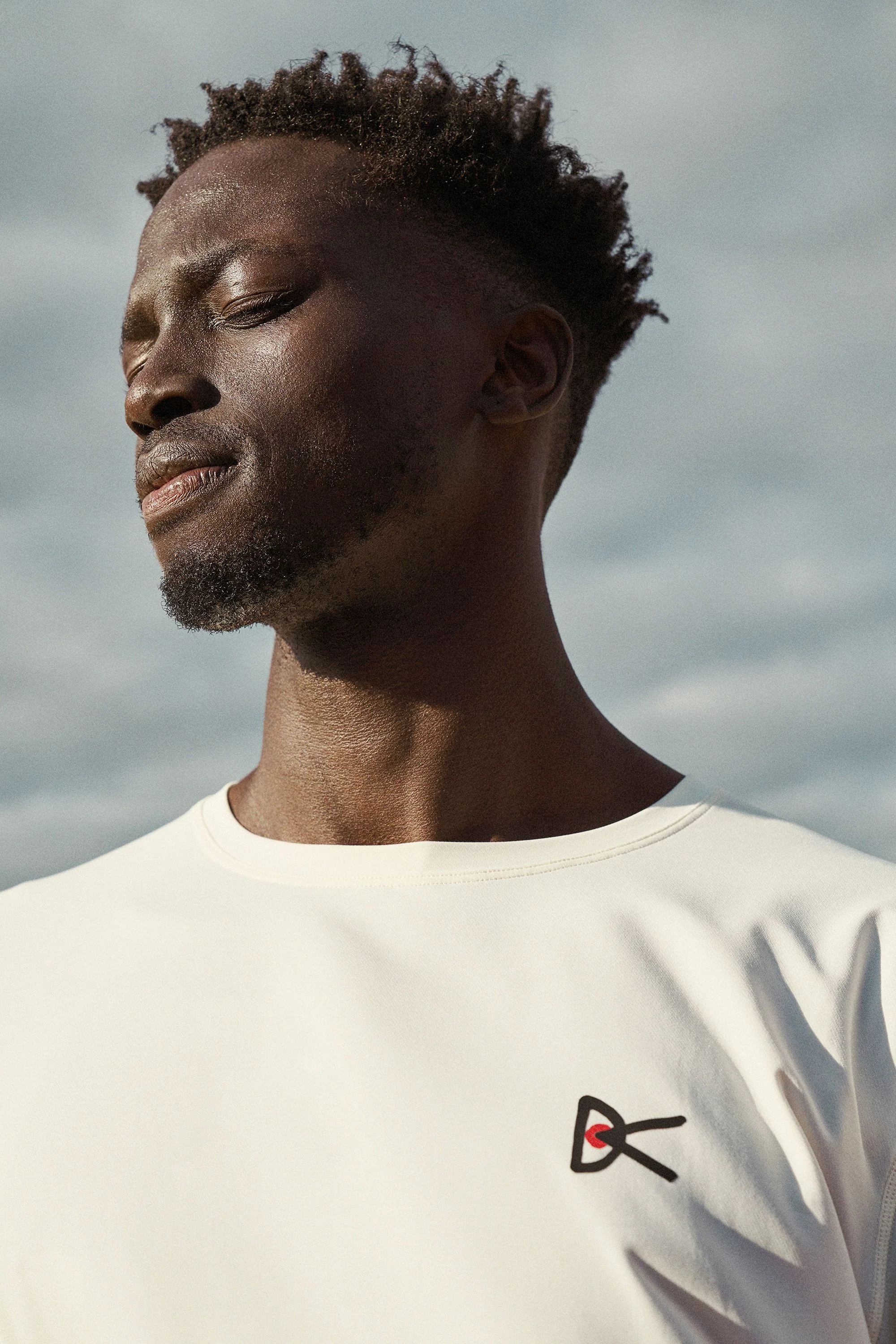 Lightweight Long Sleeve Tee, Lunar White - Image 3