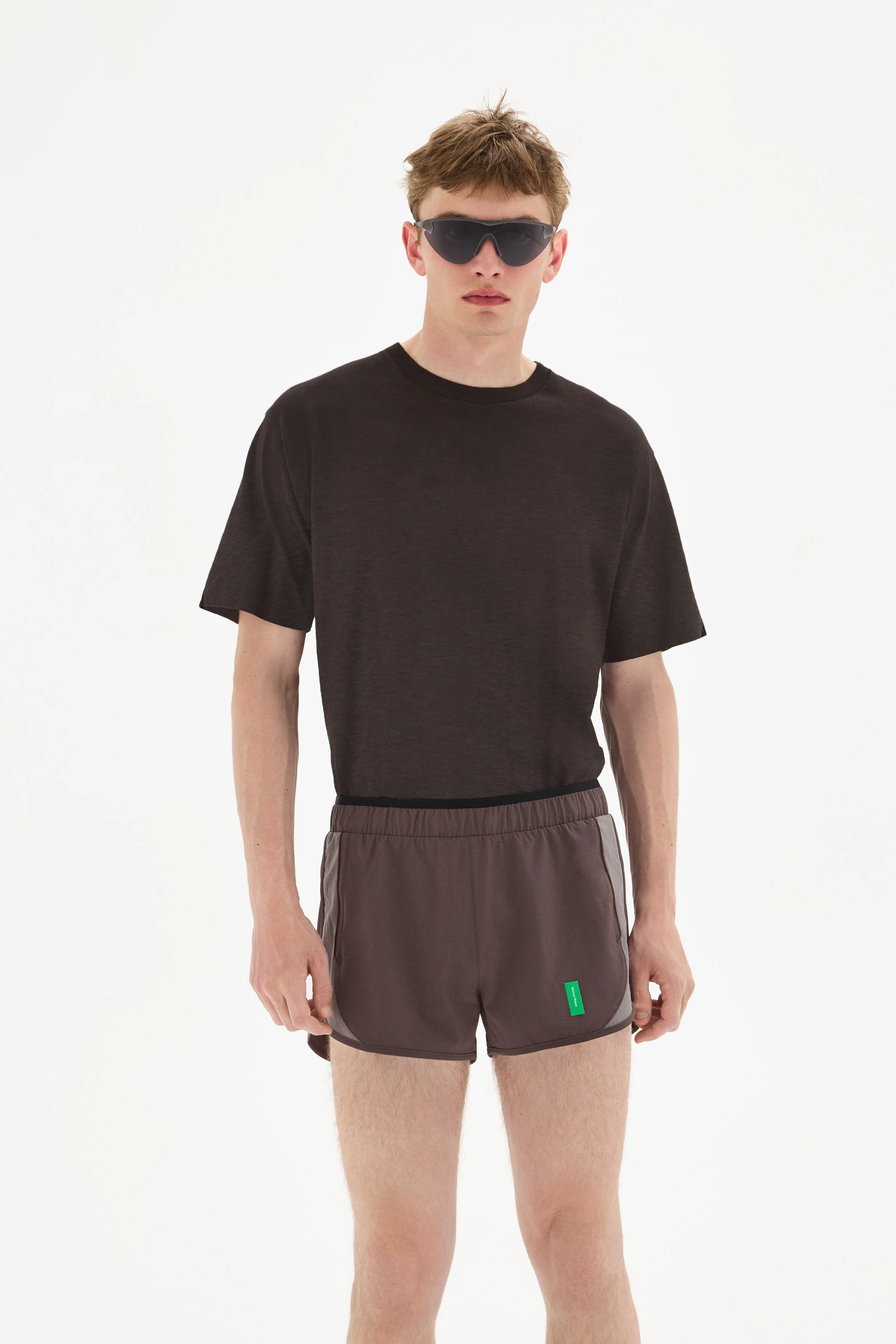 Dolman Short Sleeve Tee, Deep Brown - Image 3