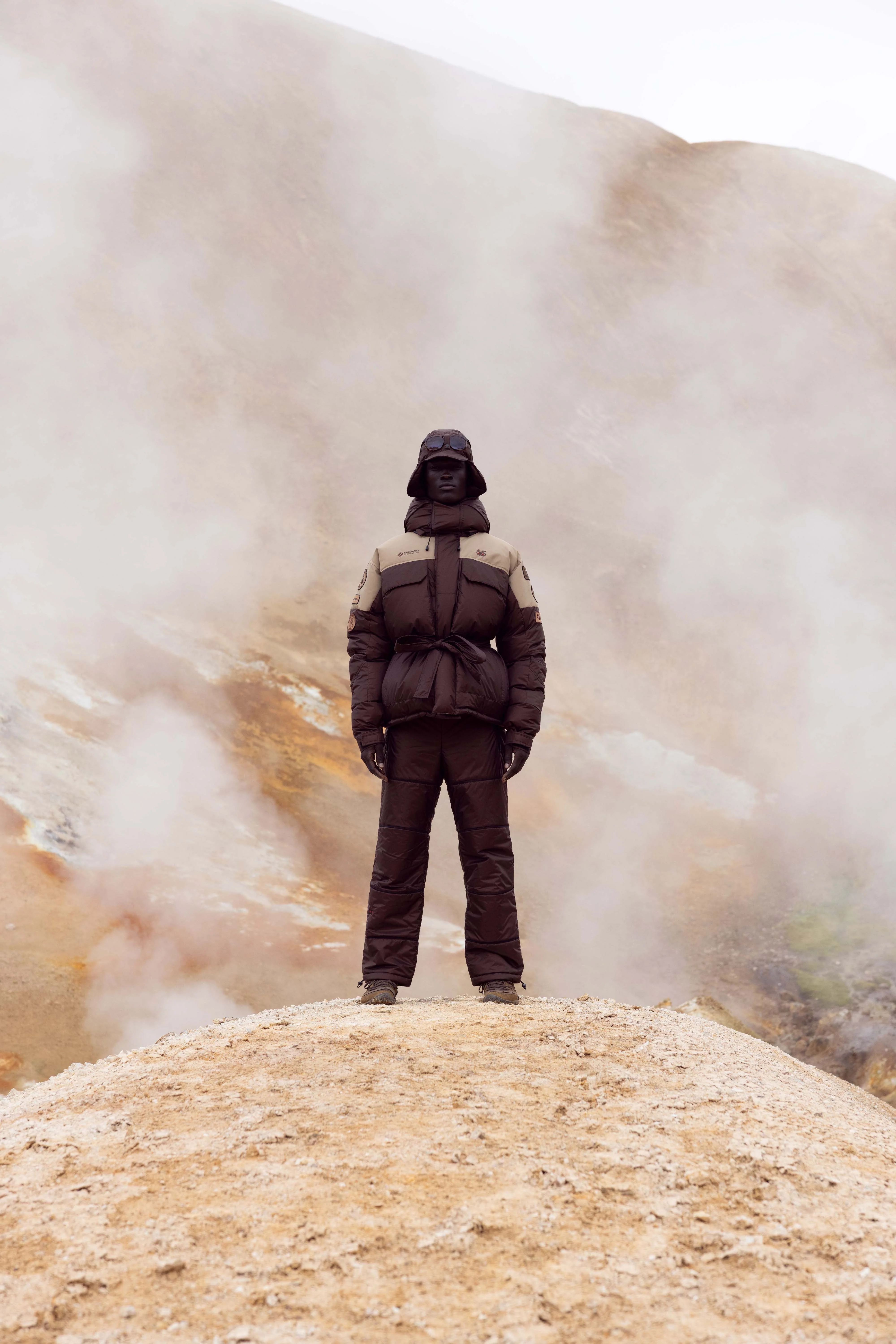 DV + 66N Tindur Down Jacket, Chestnut - Image 3