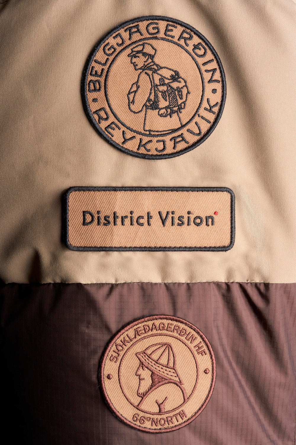 DV + 66N Tindur Down Jacket, Chestnut - Image 7