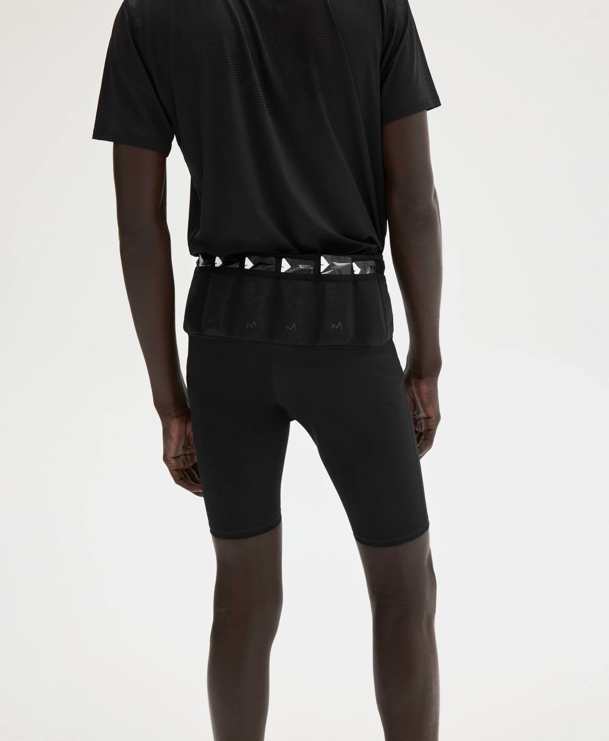 DV + Maurten Men's Elite Fuel Half Tights, Black - Image 4