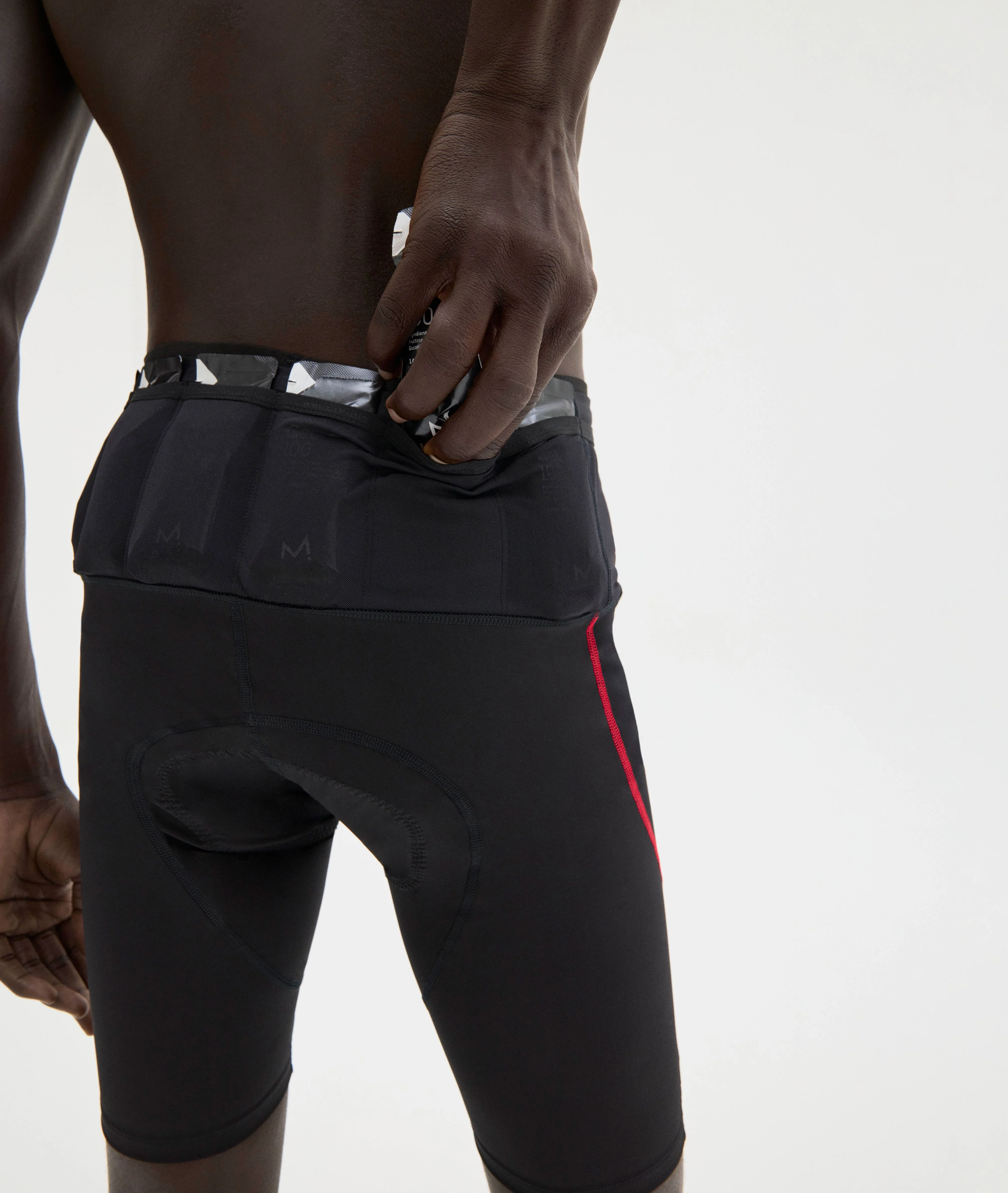 DV + Maurten Men's Elite Run/Ride Fuel Tights, Black - Image 5