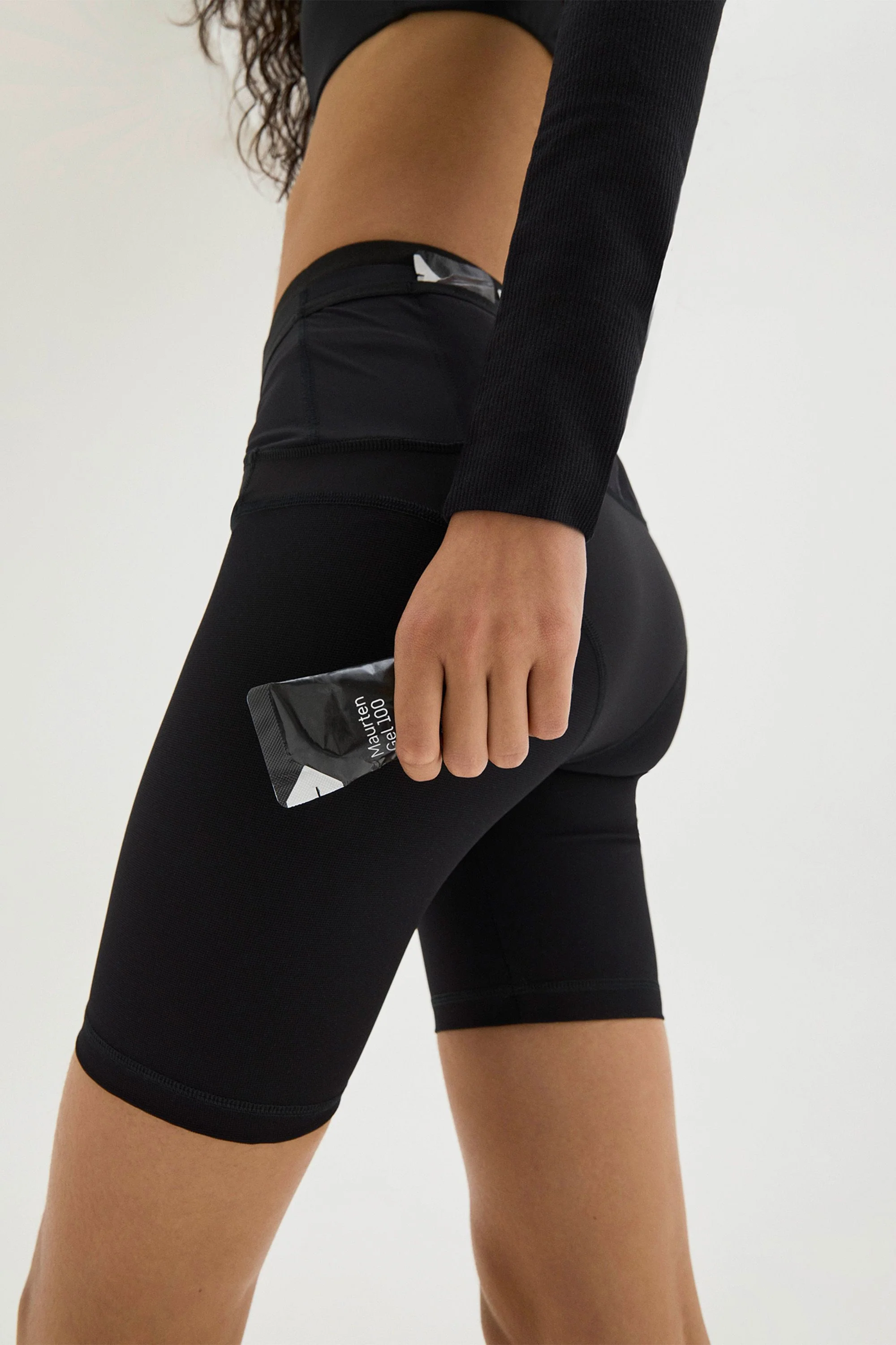DV + Maurten Women's Elite Fuel Tights, Black - Image 5