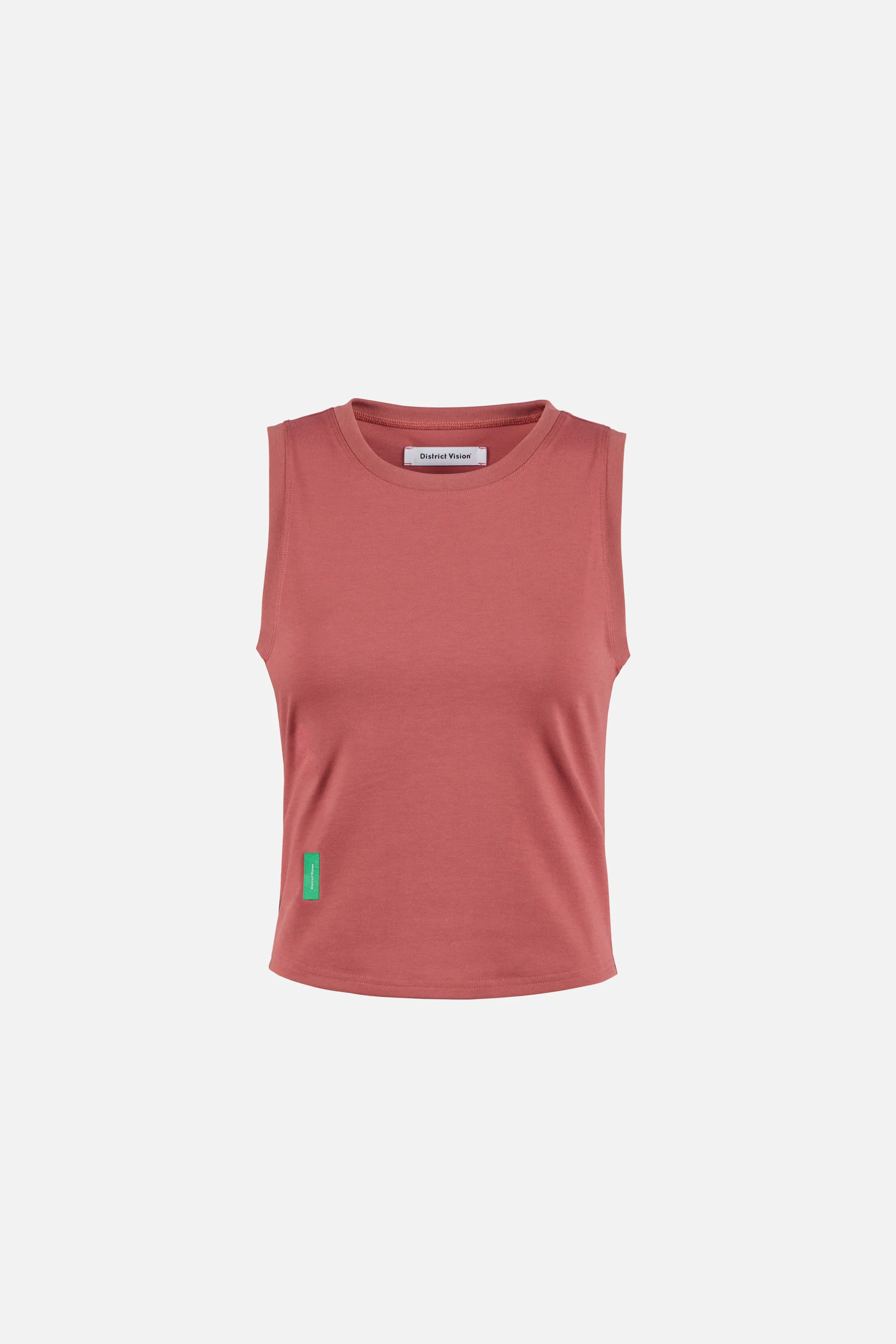 Fitted Muscle Tank, Vintage Red