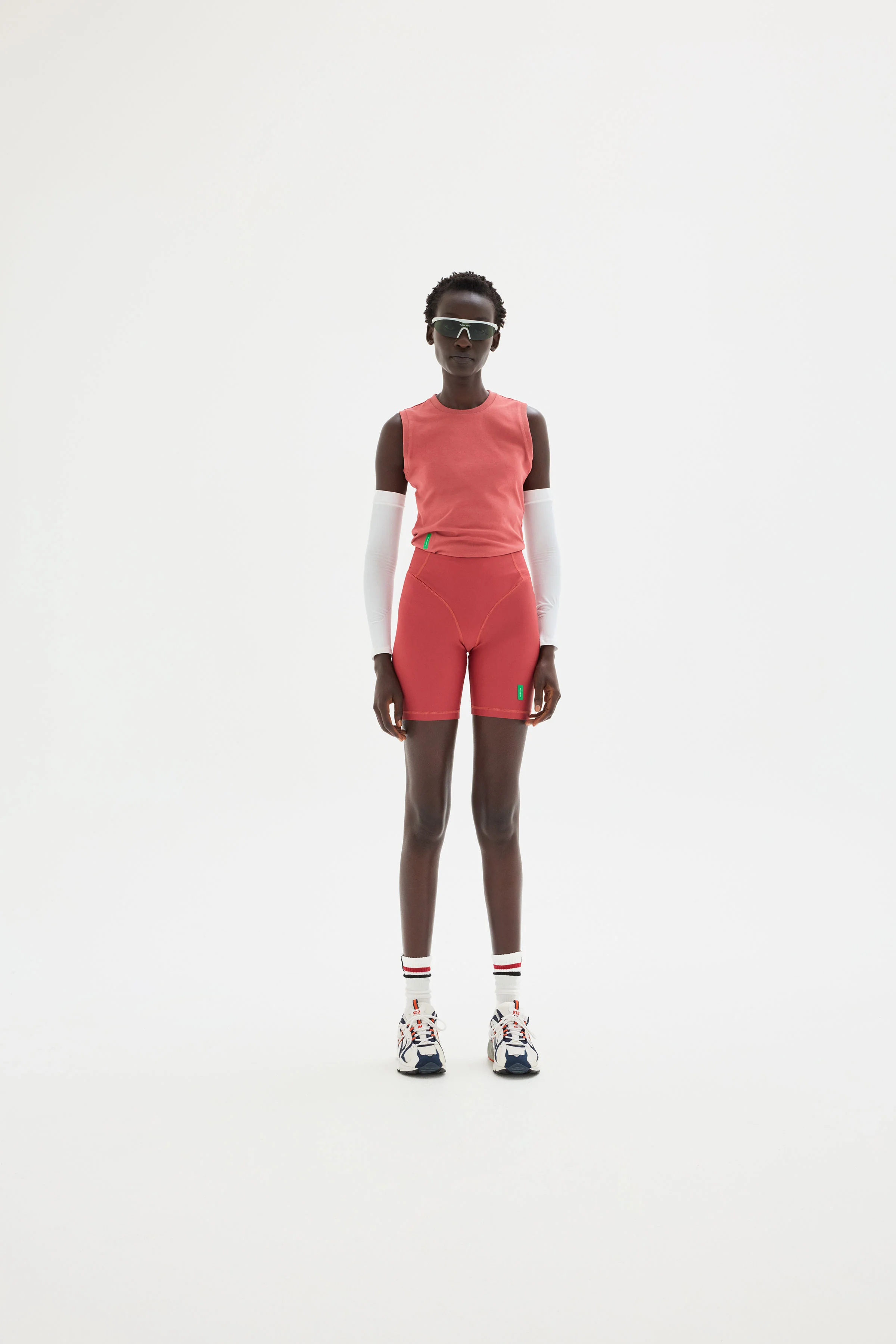 Fitted Muscle Tank, Vintage Red - Image 3