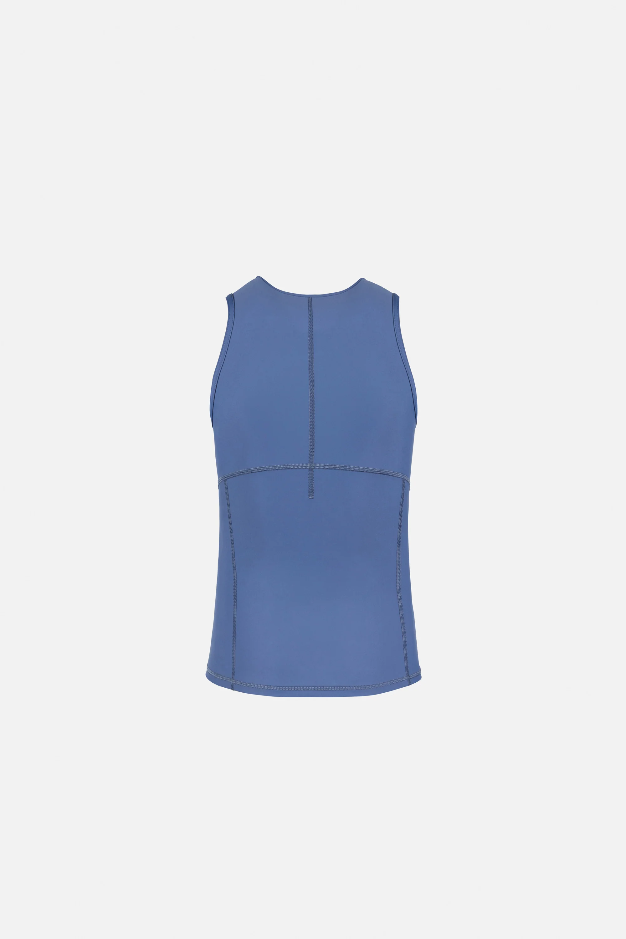 Fitted Training Tank Top, Race Blue - Image 2