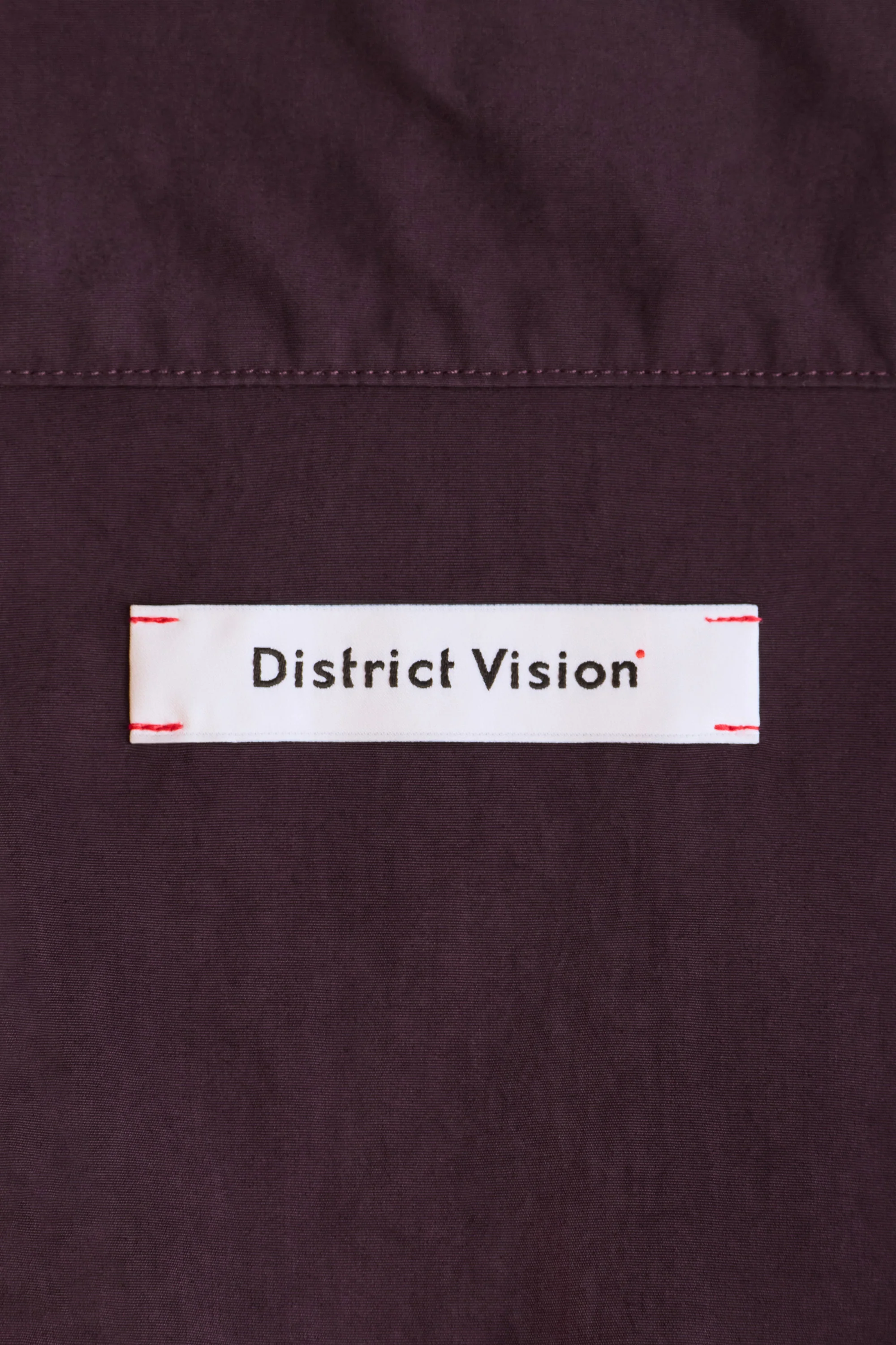 Half-Zip Nylon Windbreaker, Blackberry - Image 4