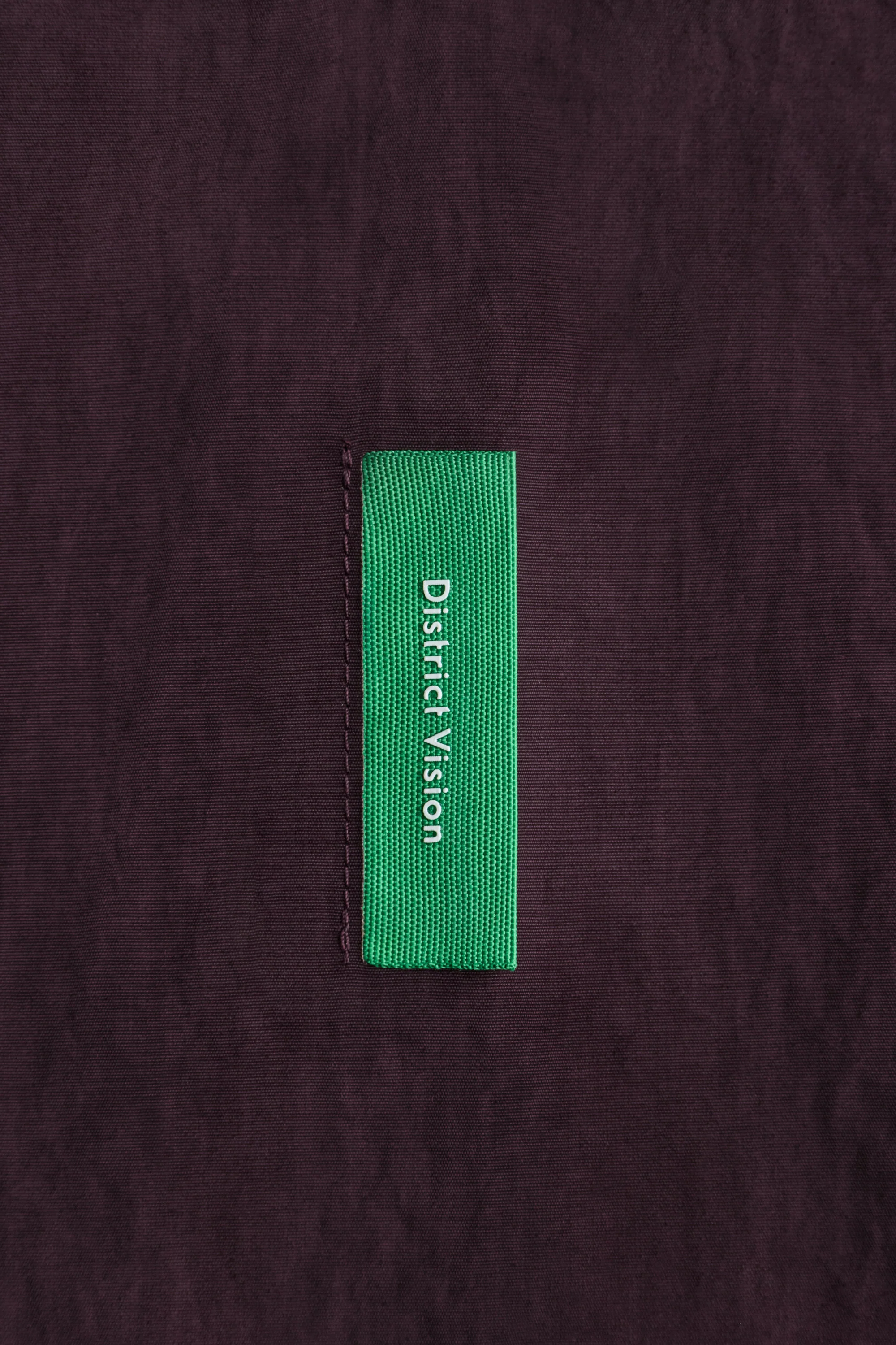 Half-Zip Nylon Windbreaker, Blackberry - Image 6