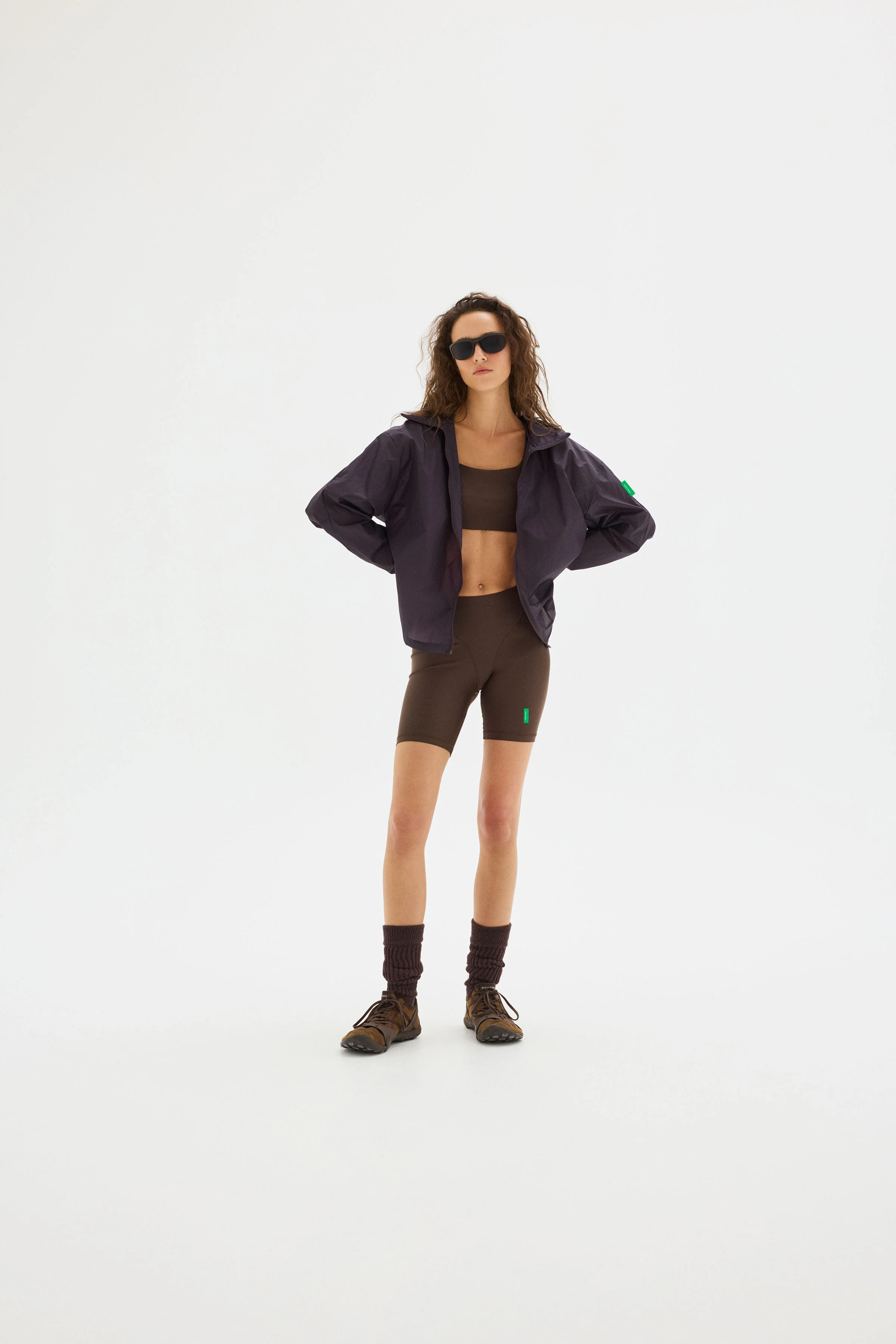 7" Pocketed Tights, Umber - Image 3