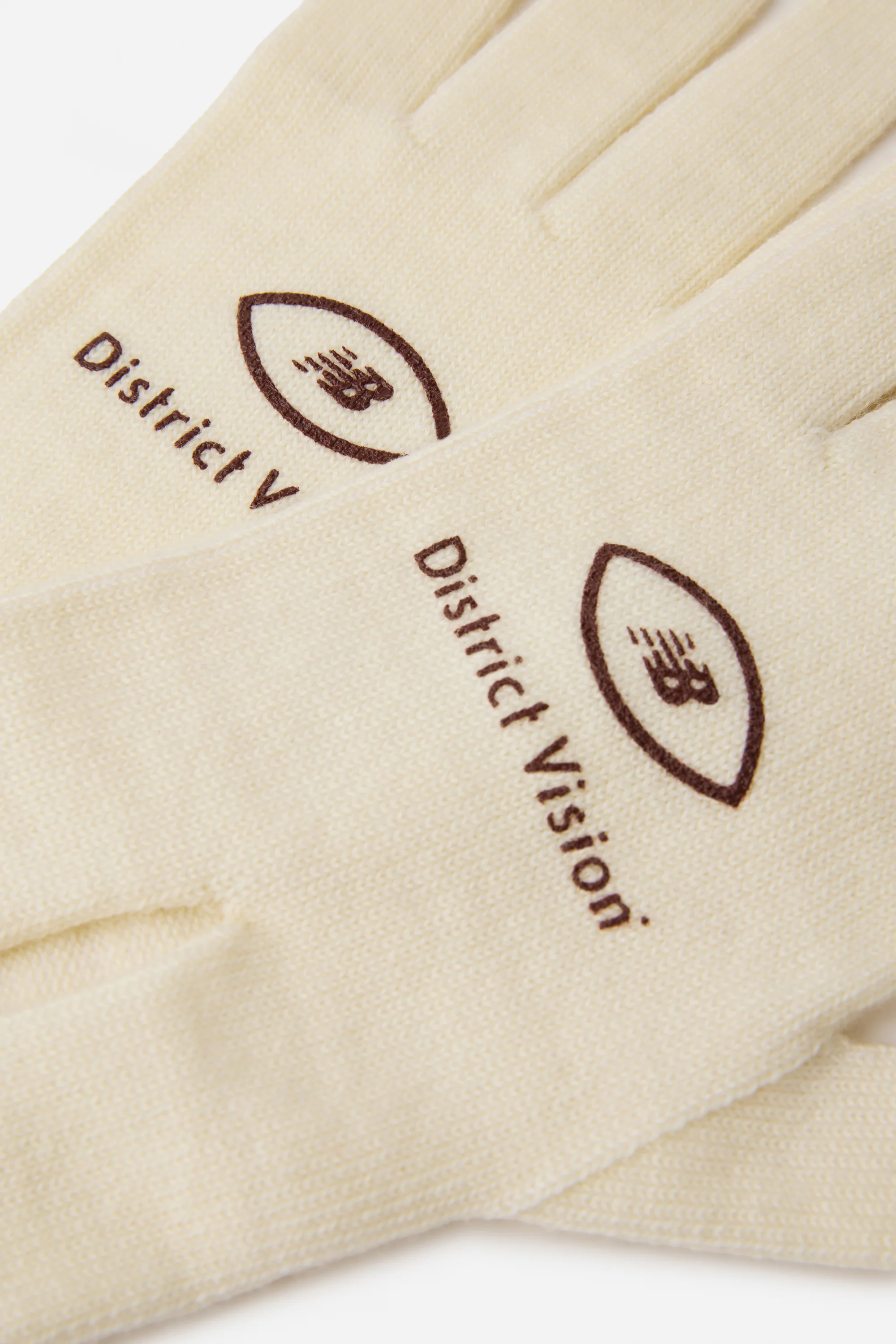 Knit Windowed Running Gloves, Linen - Image 4