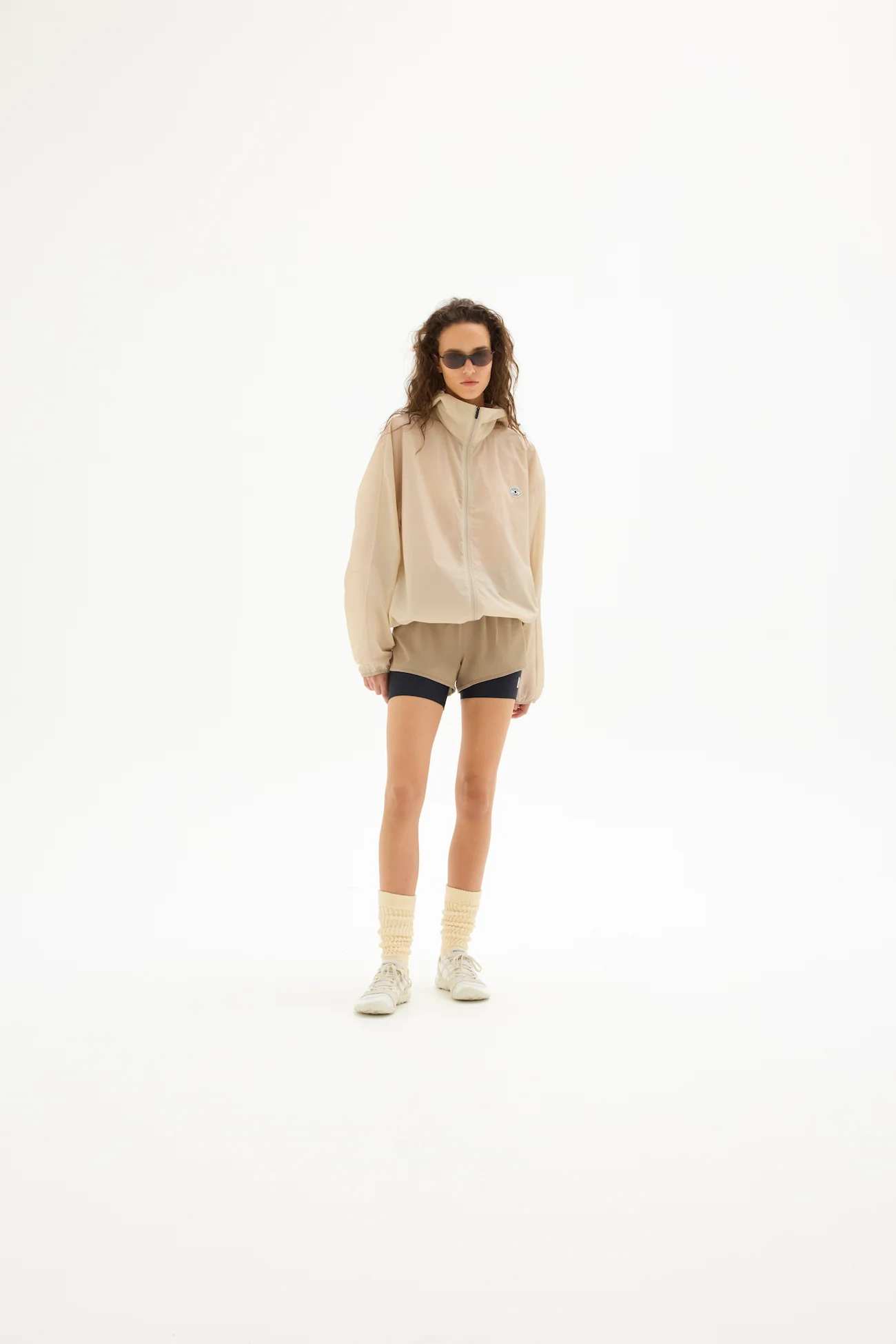 Layered Trail Shorts, Morel/Black - Image 4