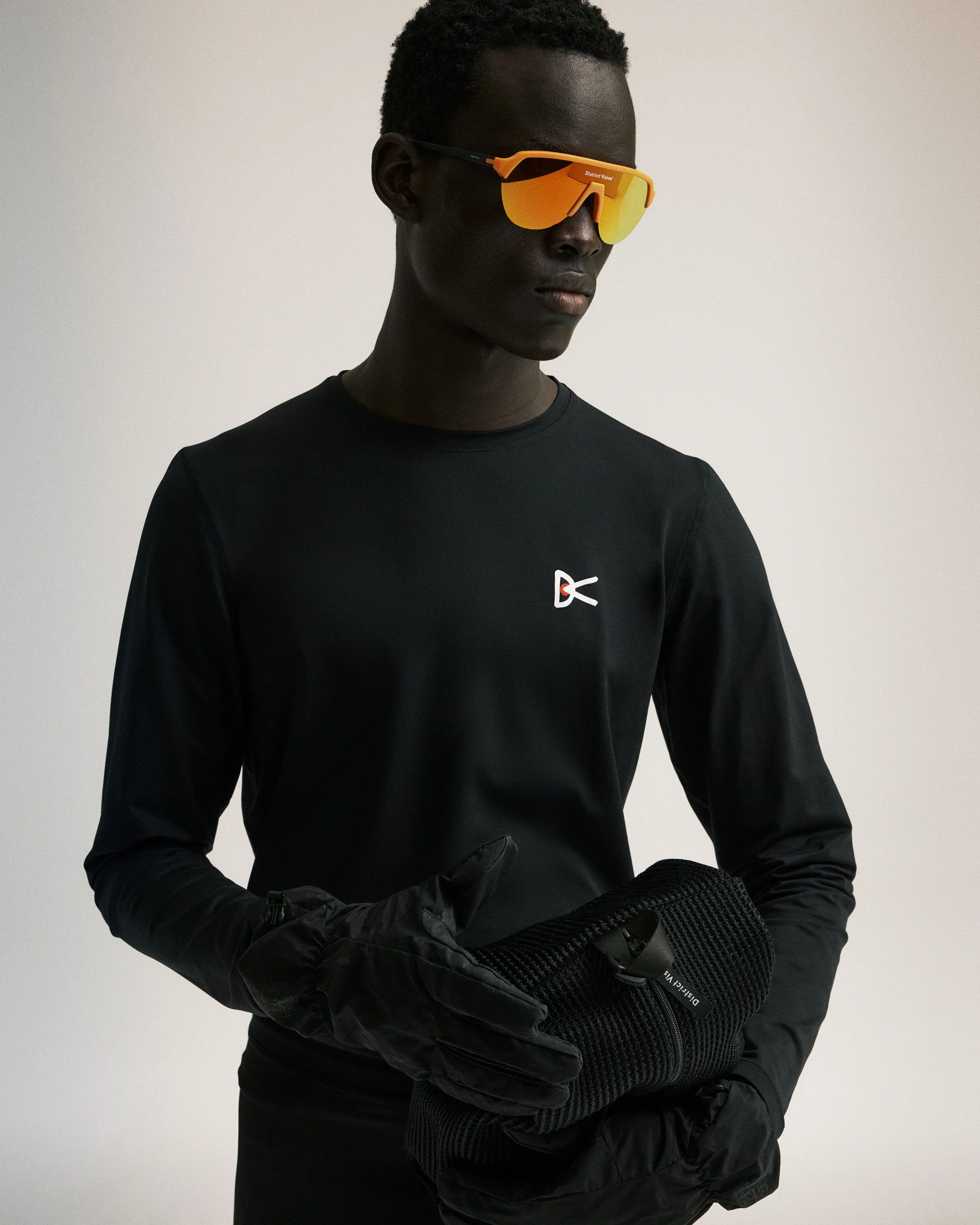 Lightweight Long Sleeve Tee, Black - Image 3