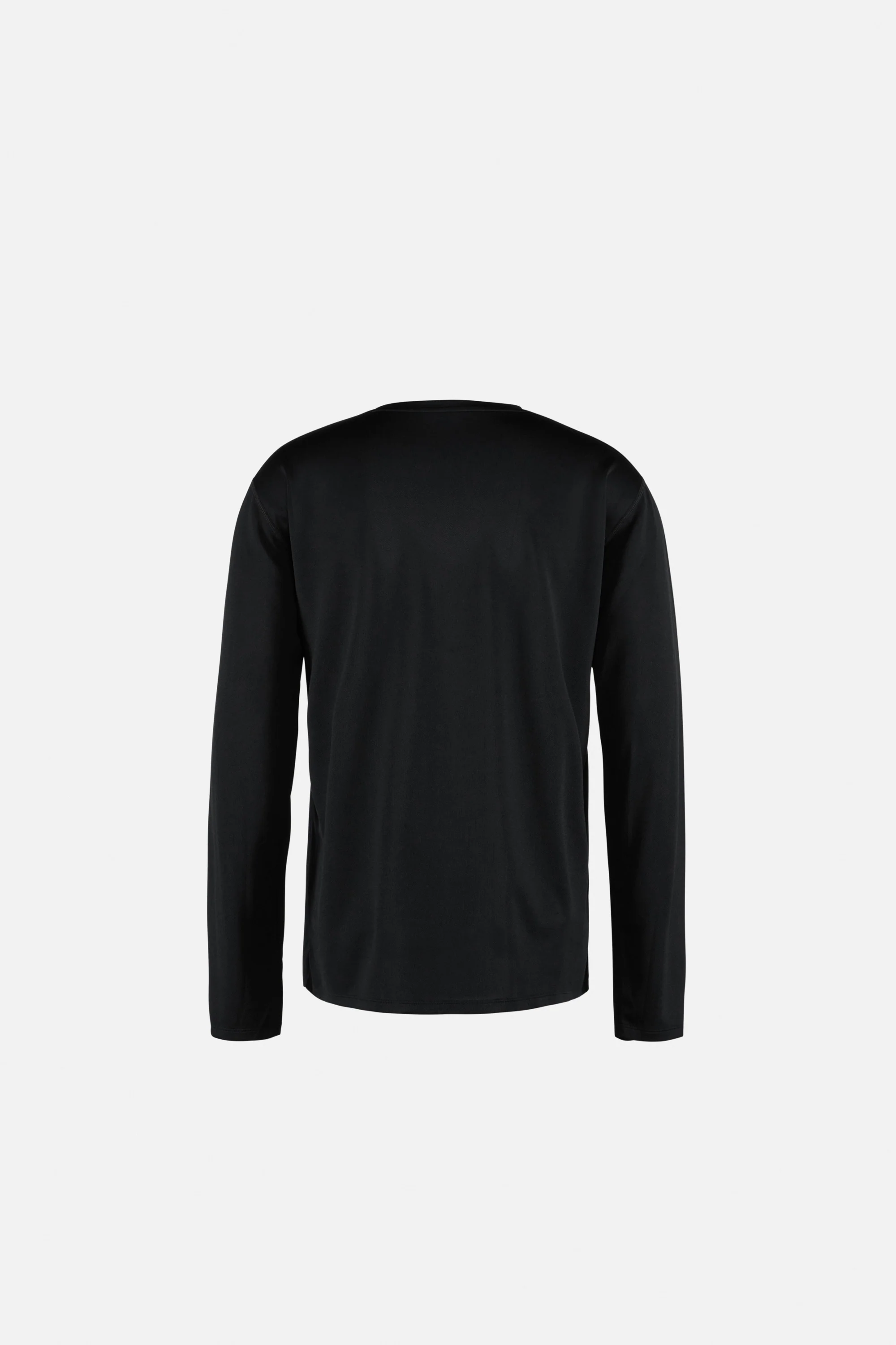 Long Sleeve Boxy Training Tee, Black - Image 2