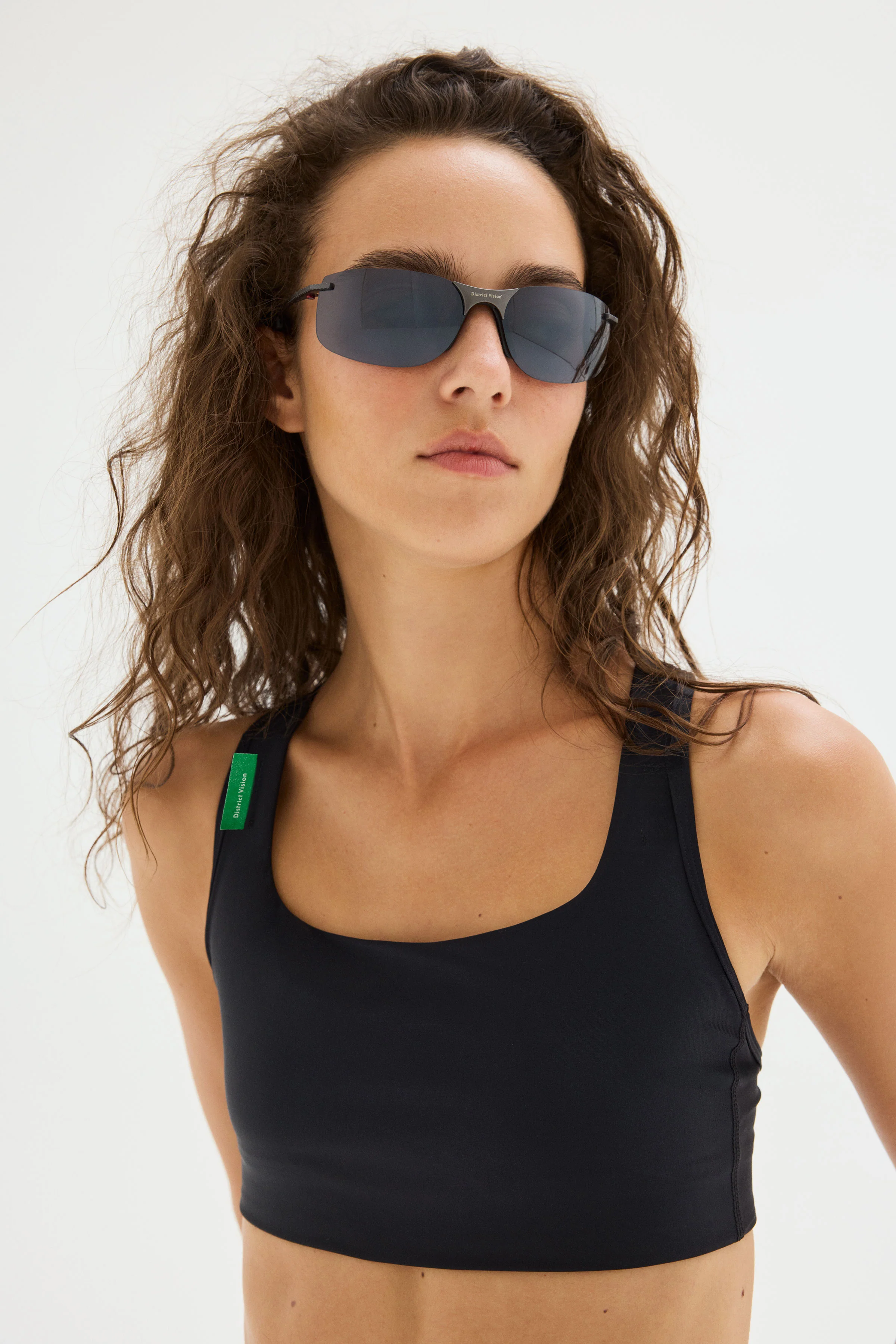 Medium Support Racer-Back Bra, Black - Image 3
