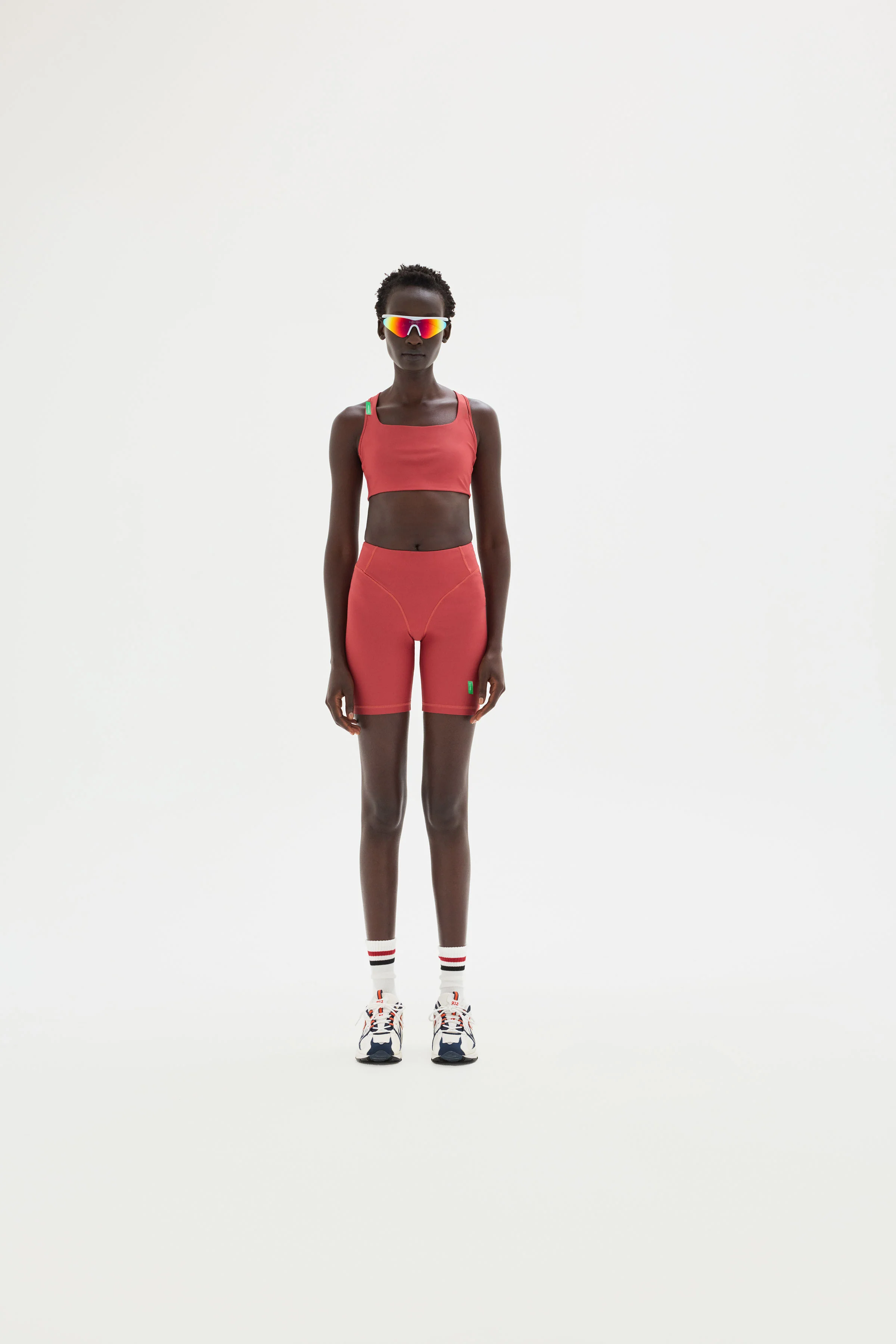 Medium Support Racer-Back Bra, Team Red - Image 3