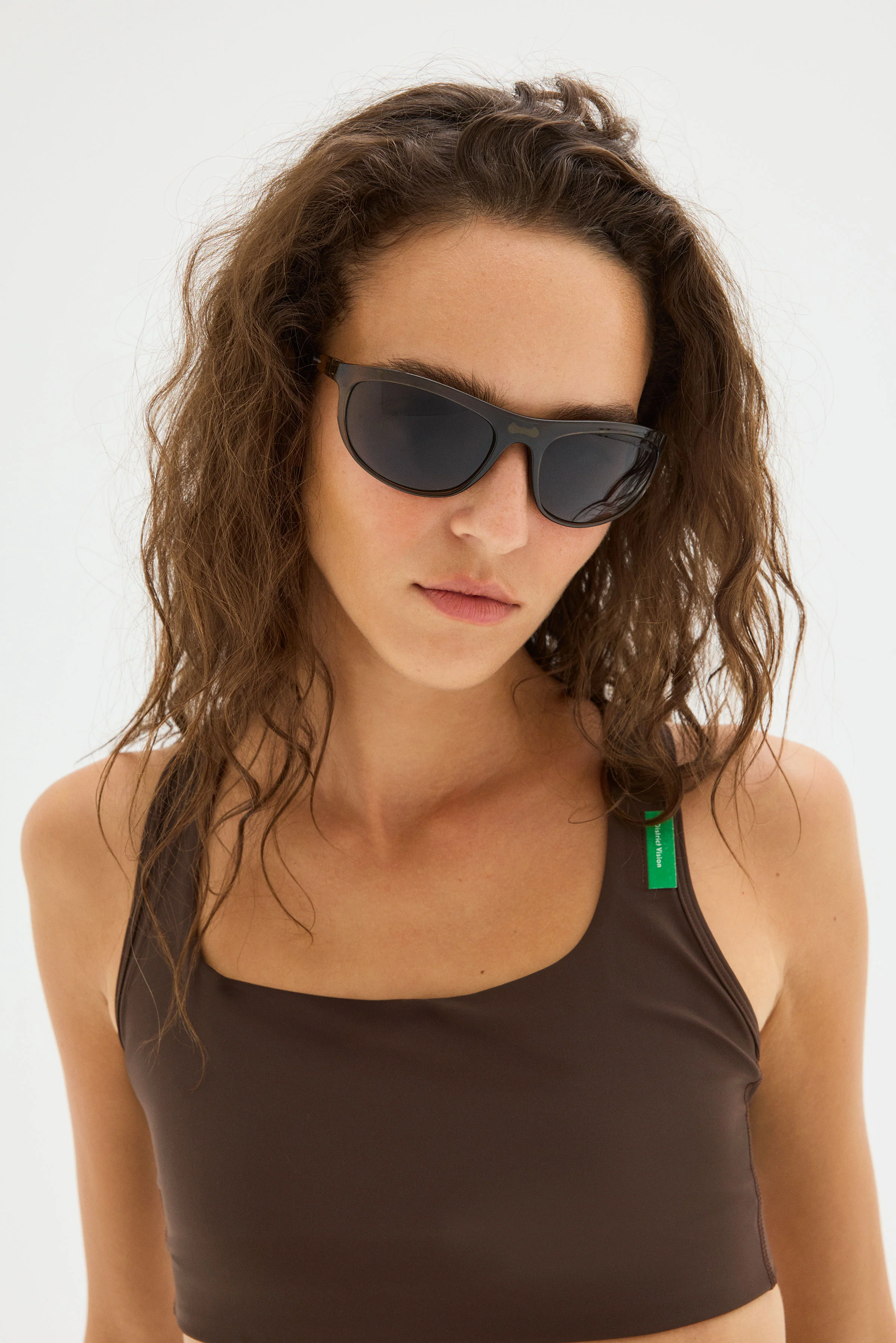 Medium Support Racer-Back Bra, Umber - Image 3