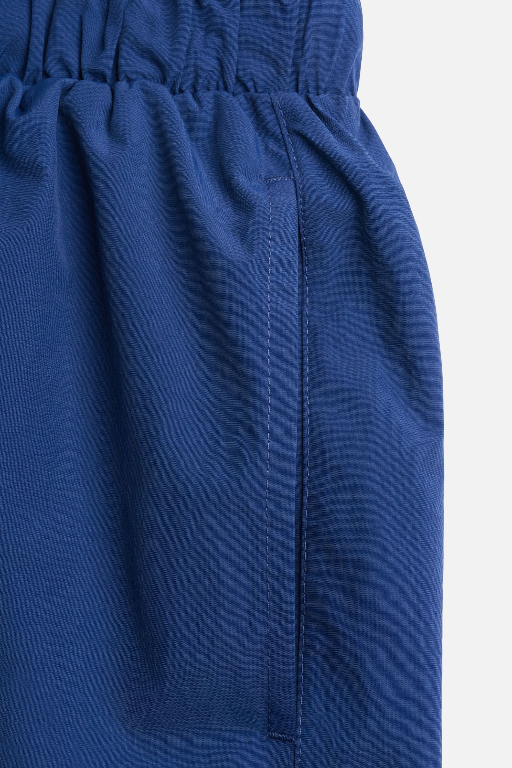 Oversized Recycled Shell Shorts, Navy - Image 6