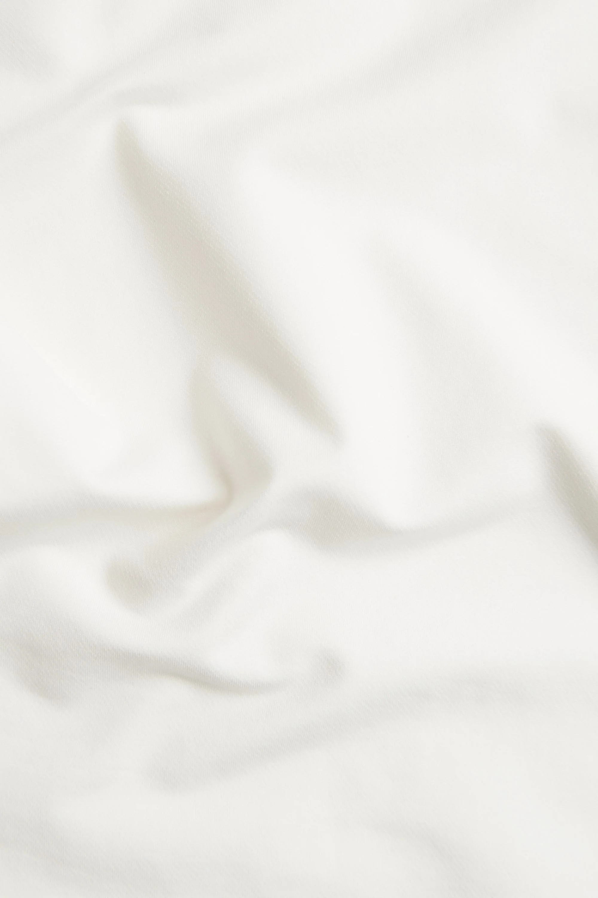 Paneled Long Sleeve Mock Tee, Lunar White - Image 3