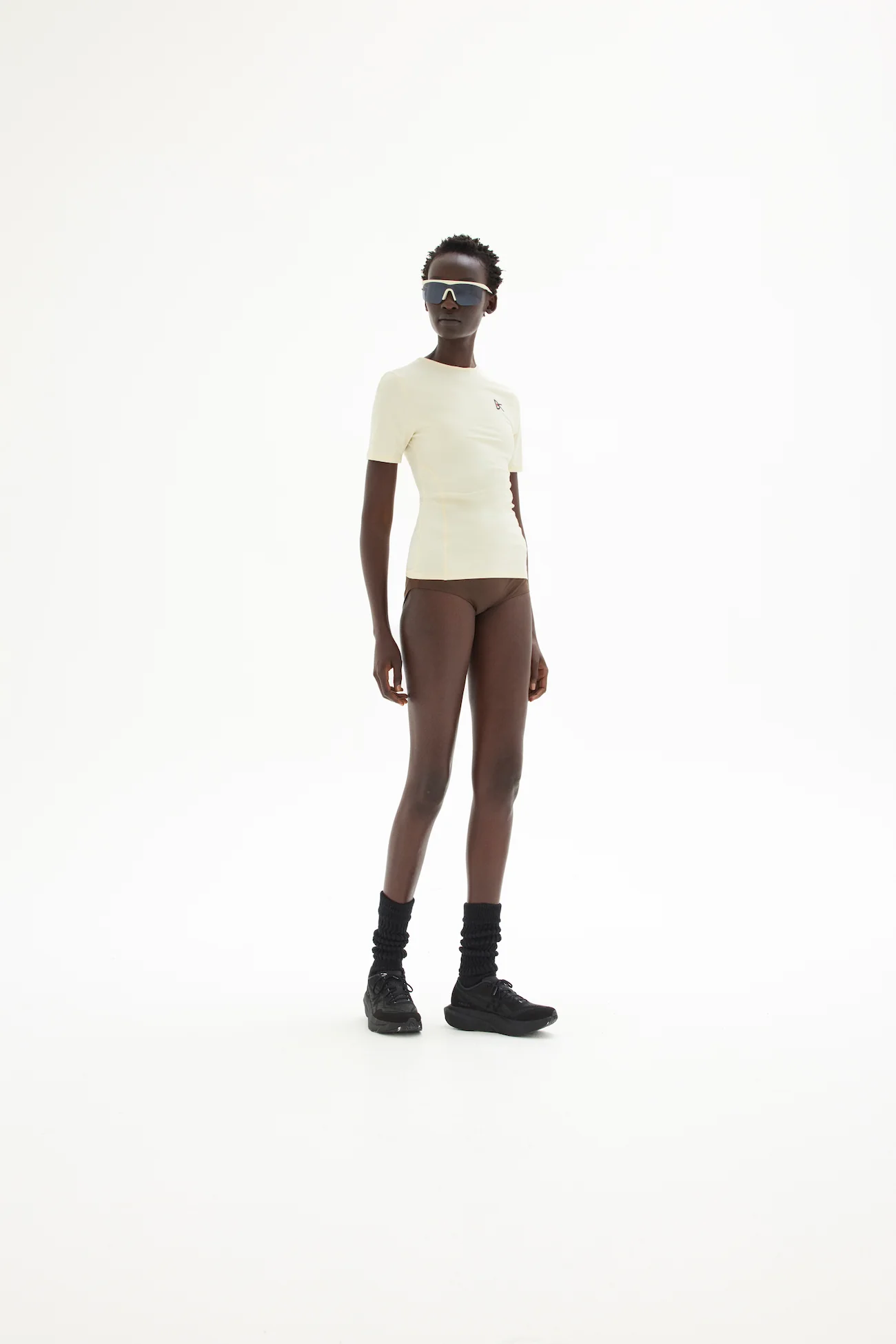 Paneled Short Sleeve Tee, Mushroom - Image 3
