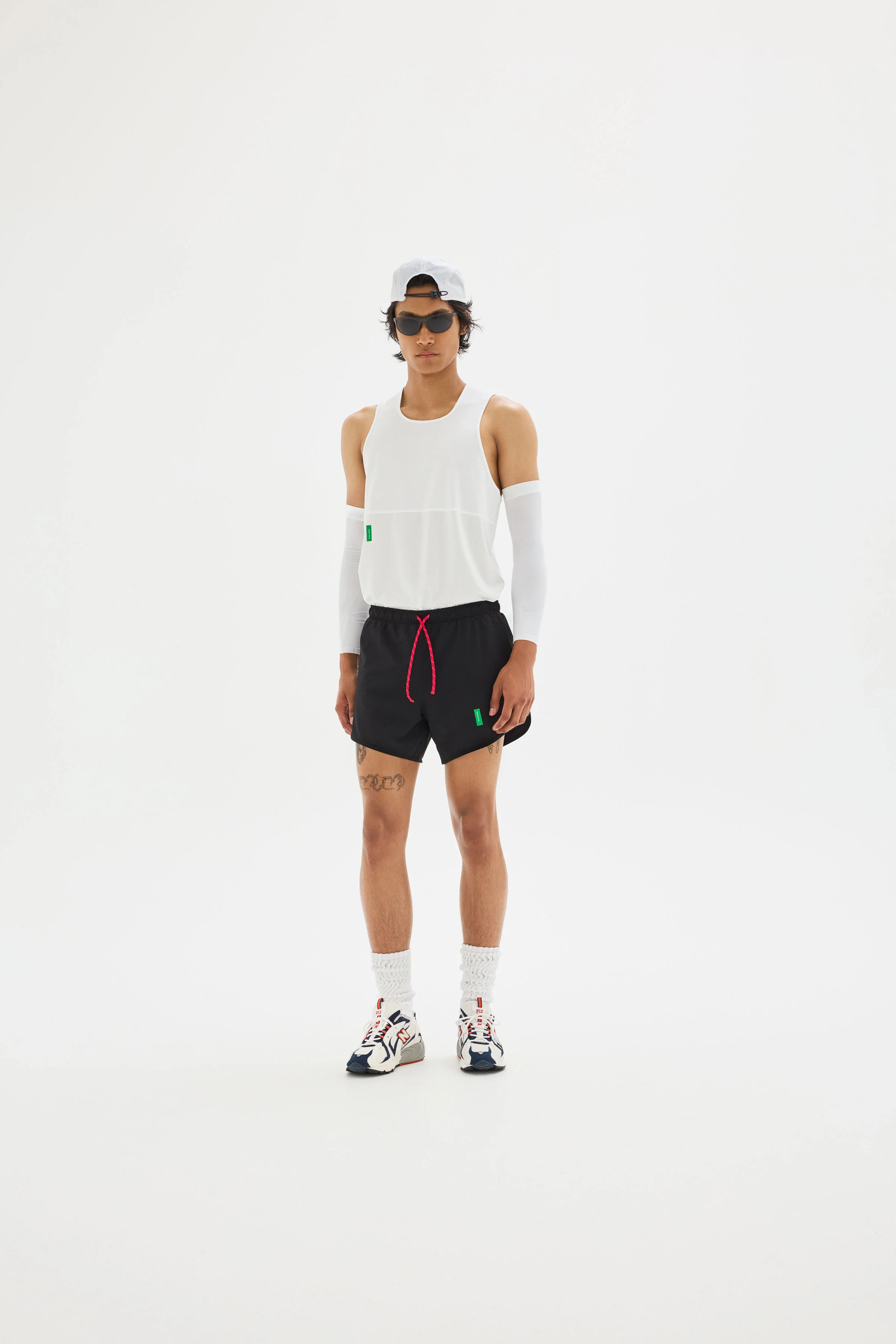 Paneled Training Singlet, White - Image 3