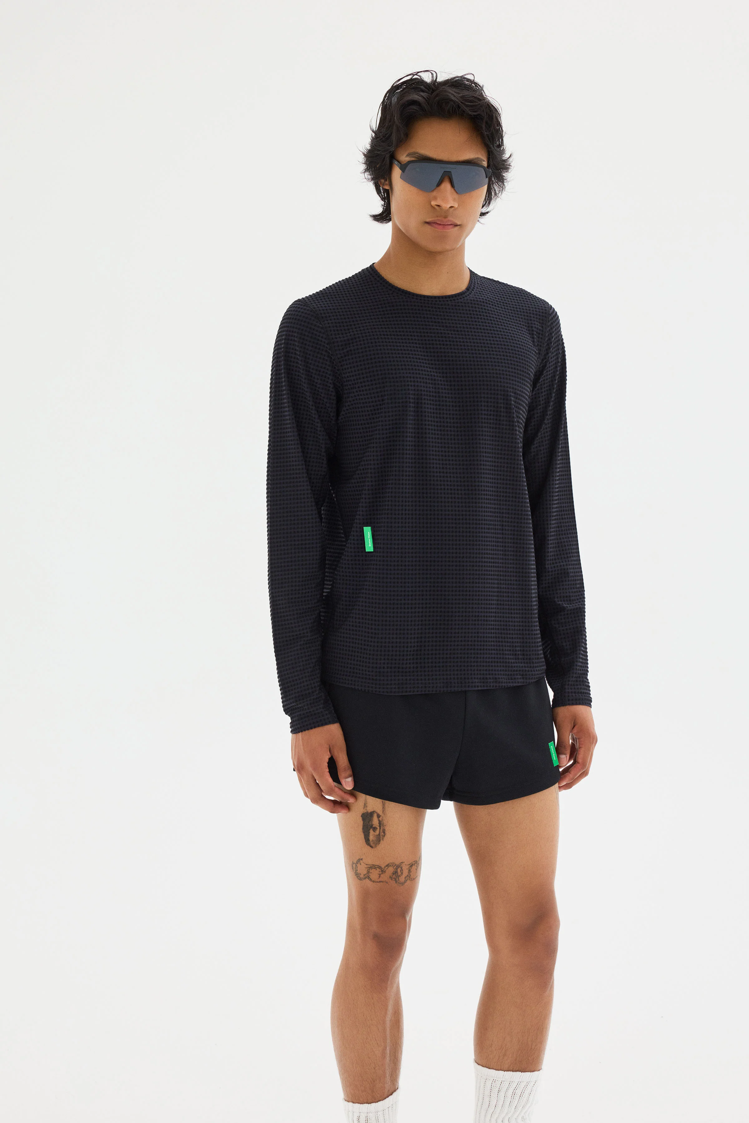 Performance Lab Long Sleeve Tee, Black - Image 3