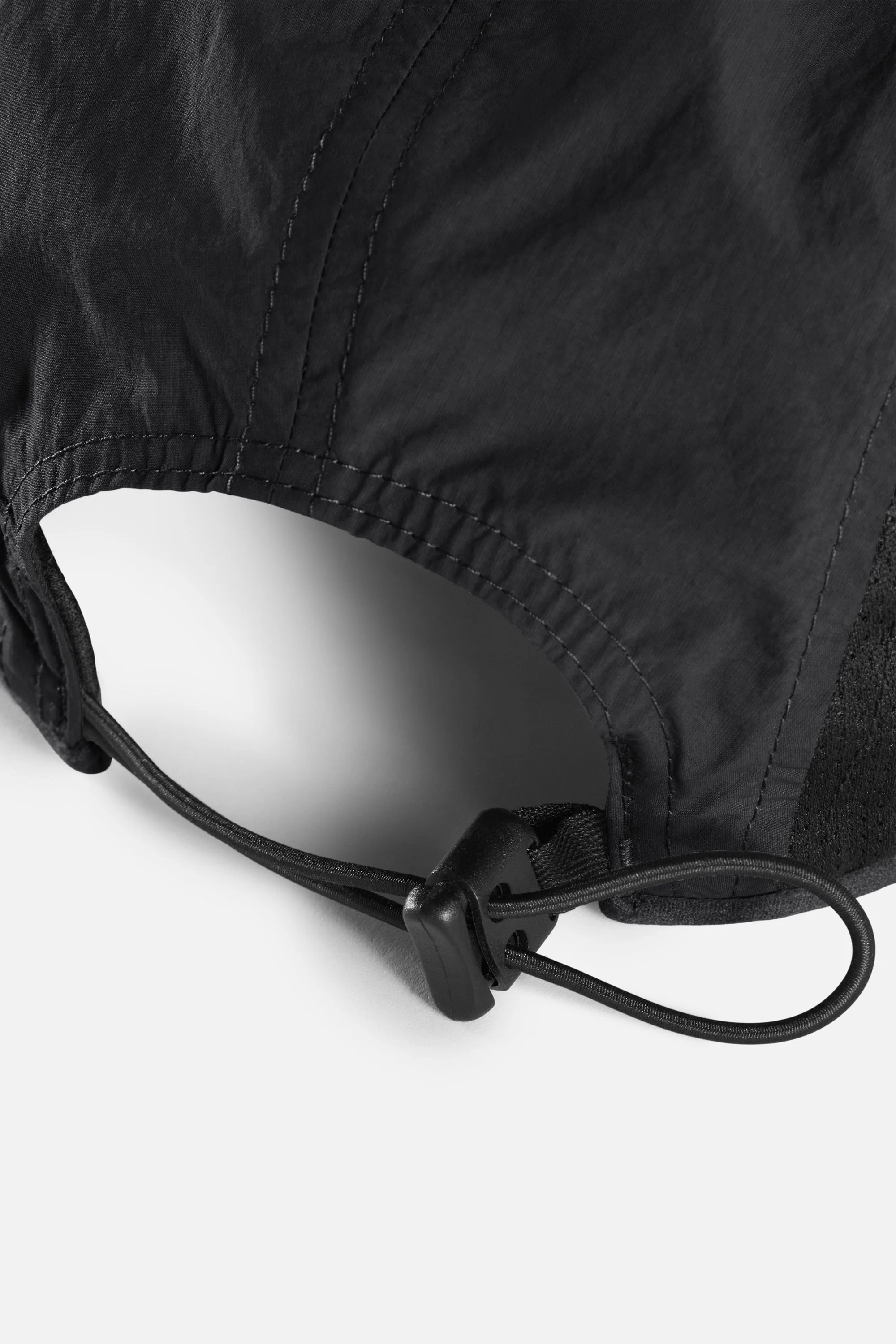 Performance Paneled Mesh Hat, Black - Image 2