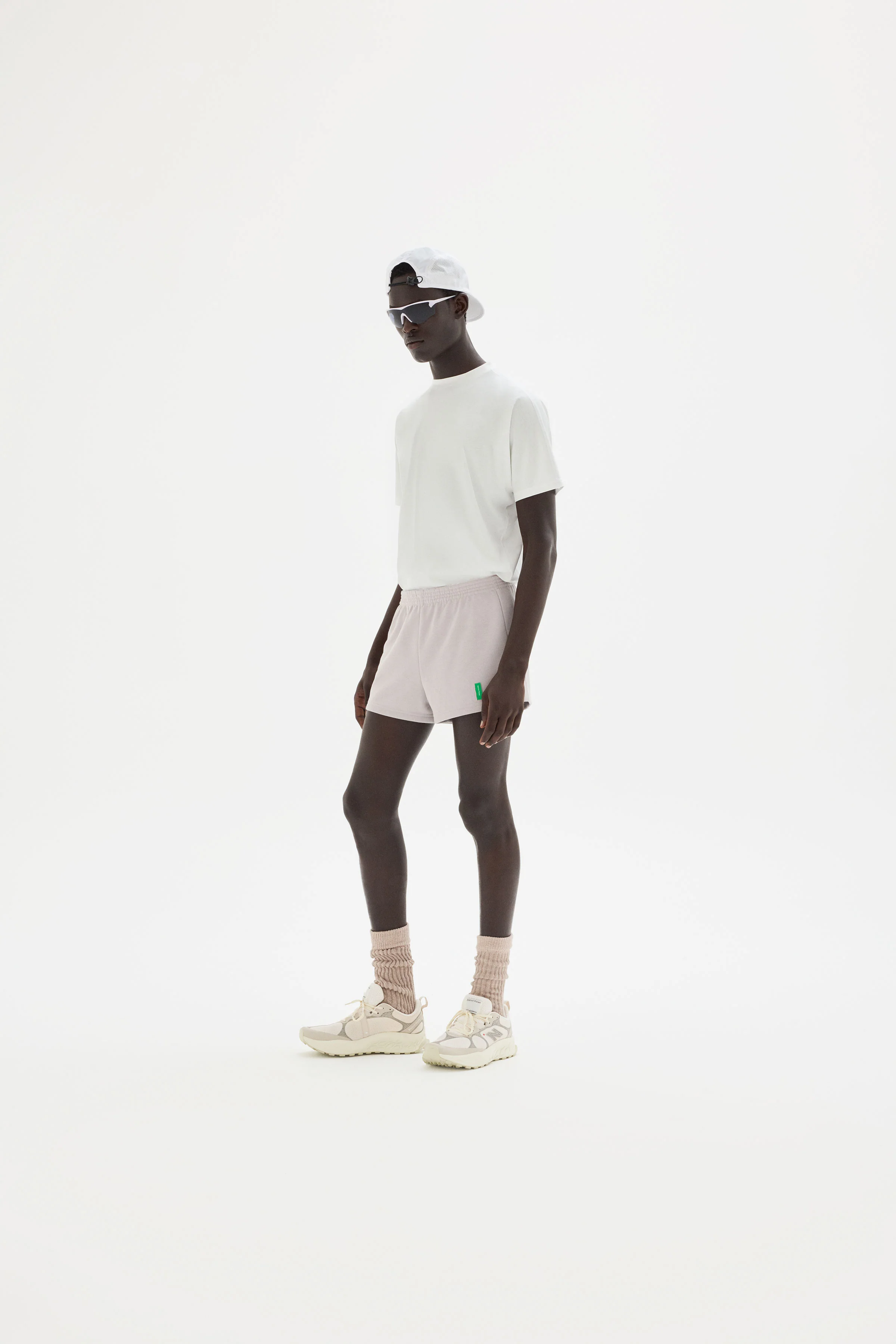 Performance Paneled Mesh Hat, White - Image 3
