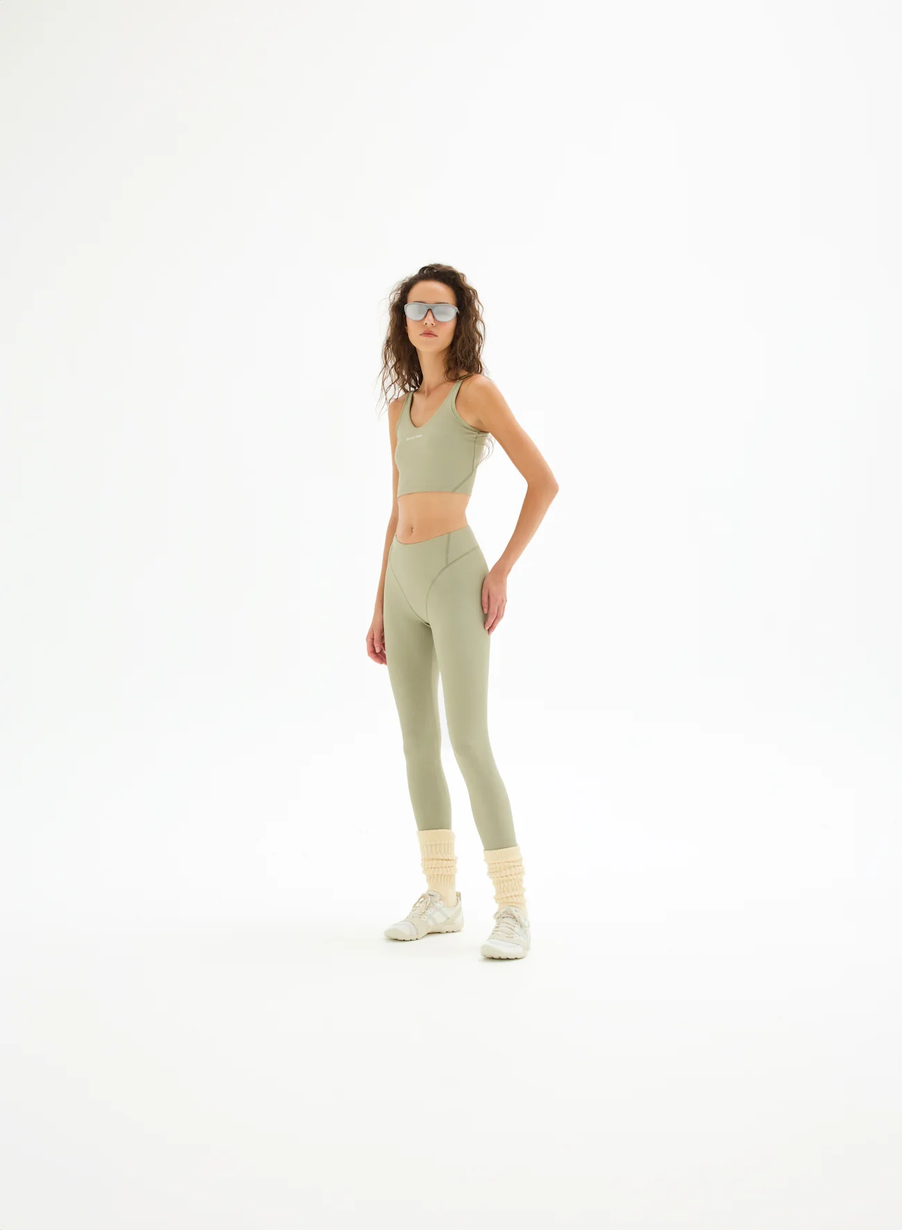 Pocketed Long Tights, Ash - Image 3
