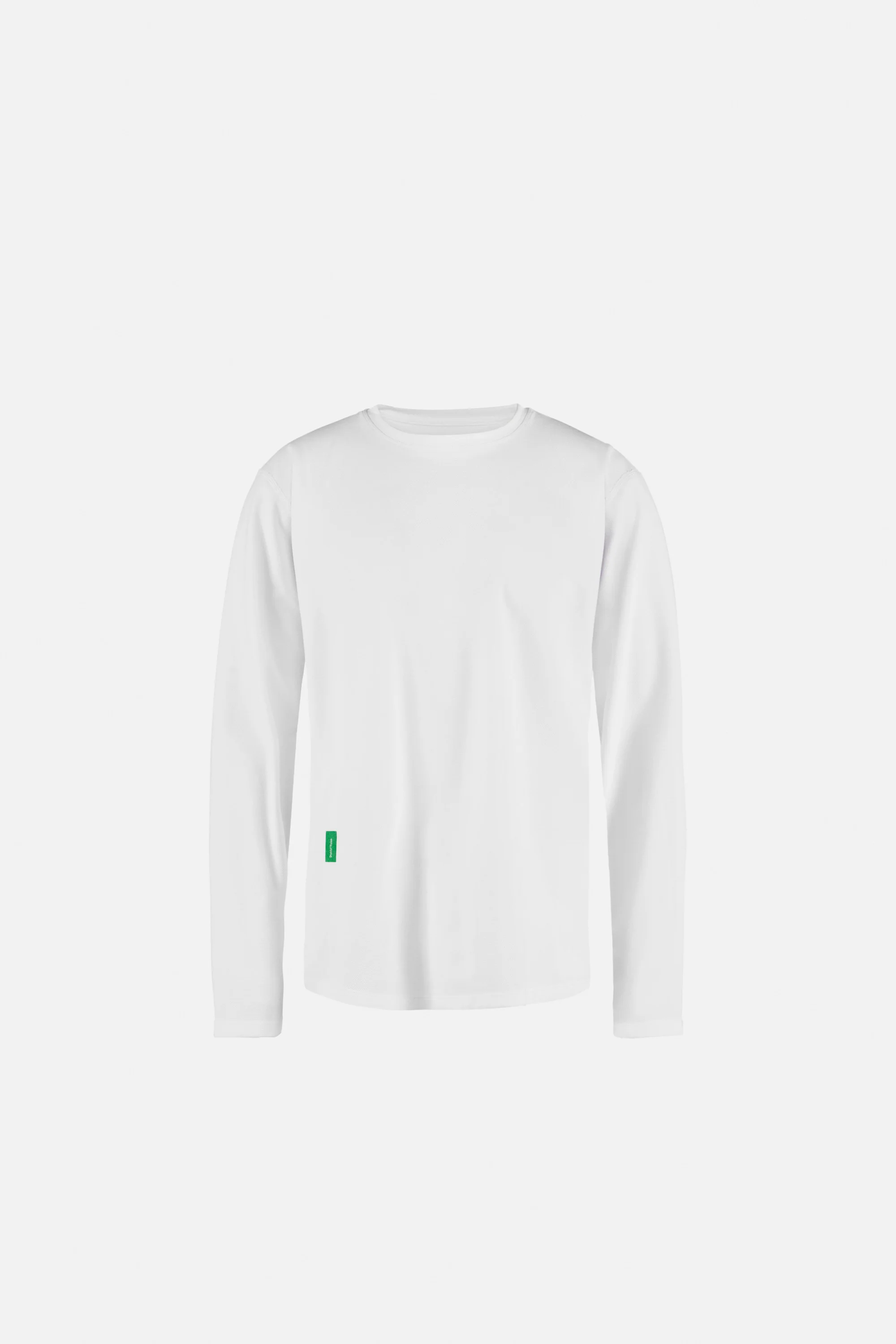 Quick-Dry Boxy Long Sleeve Tee, White